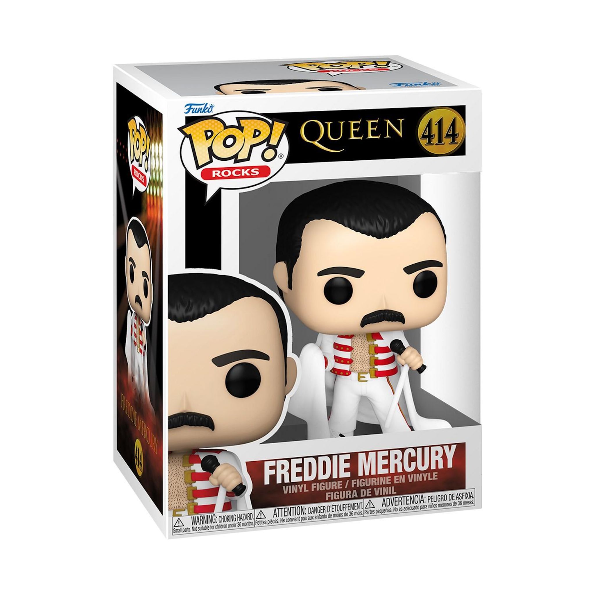 FUNKO Figurine Pop Freddie Mercury Avec Cape - Queen