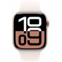 Voir la diapositive 2 : APPLE Montre connectée Watch10 46MM Alu - Or Rose et Blanc