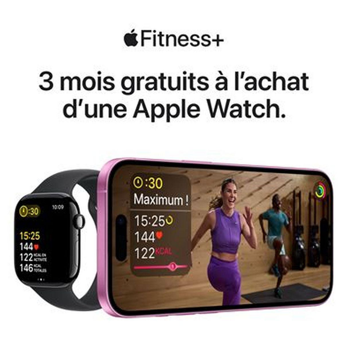 APPLE Montre connectée Watch10 46MM Alu - Or Rose et Blanc