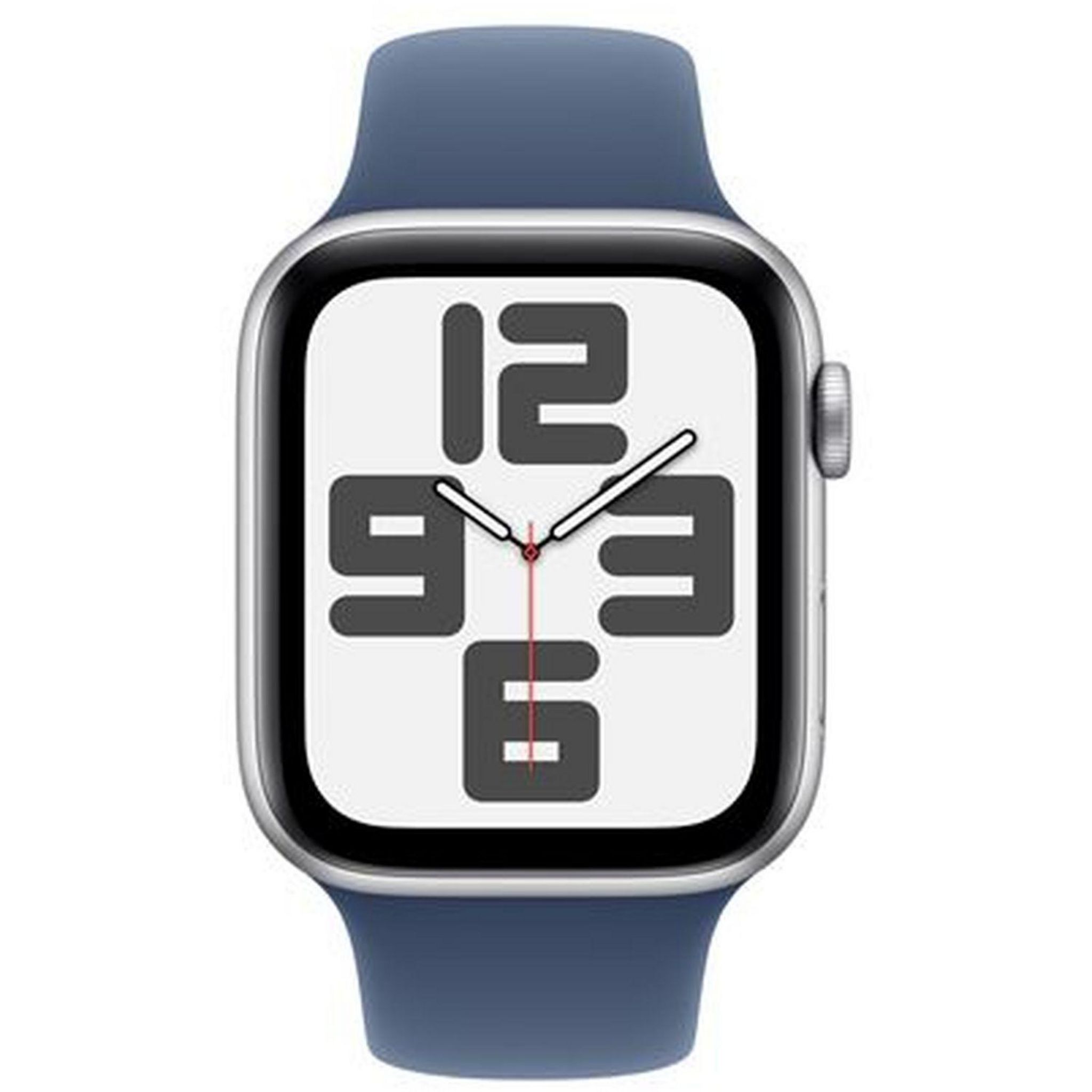Voir la diapositive 2 : APPLE Montre Connectée Watch SE 2024 44MM Alu - Argent et Bleu