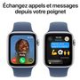 Voir la diapositive 3 : APPLE Montre Connectée Watch SE 2024 44MM Alu - Argent et Bleu