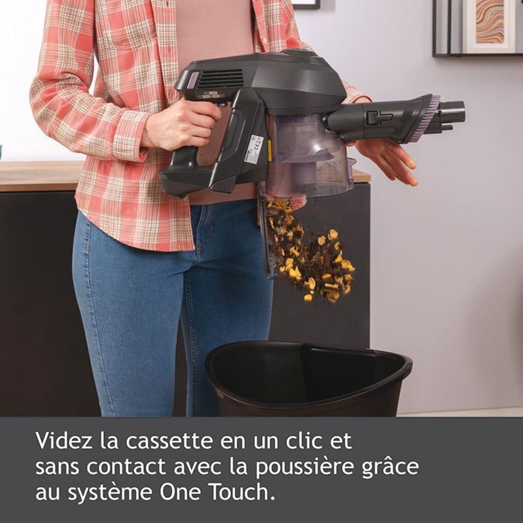 Voir la diapositive 7 : HOOVER Aspirateur balai HF103X - Gris