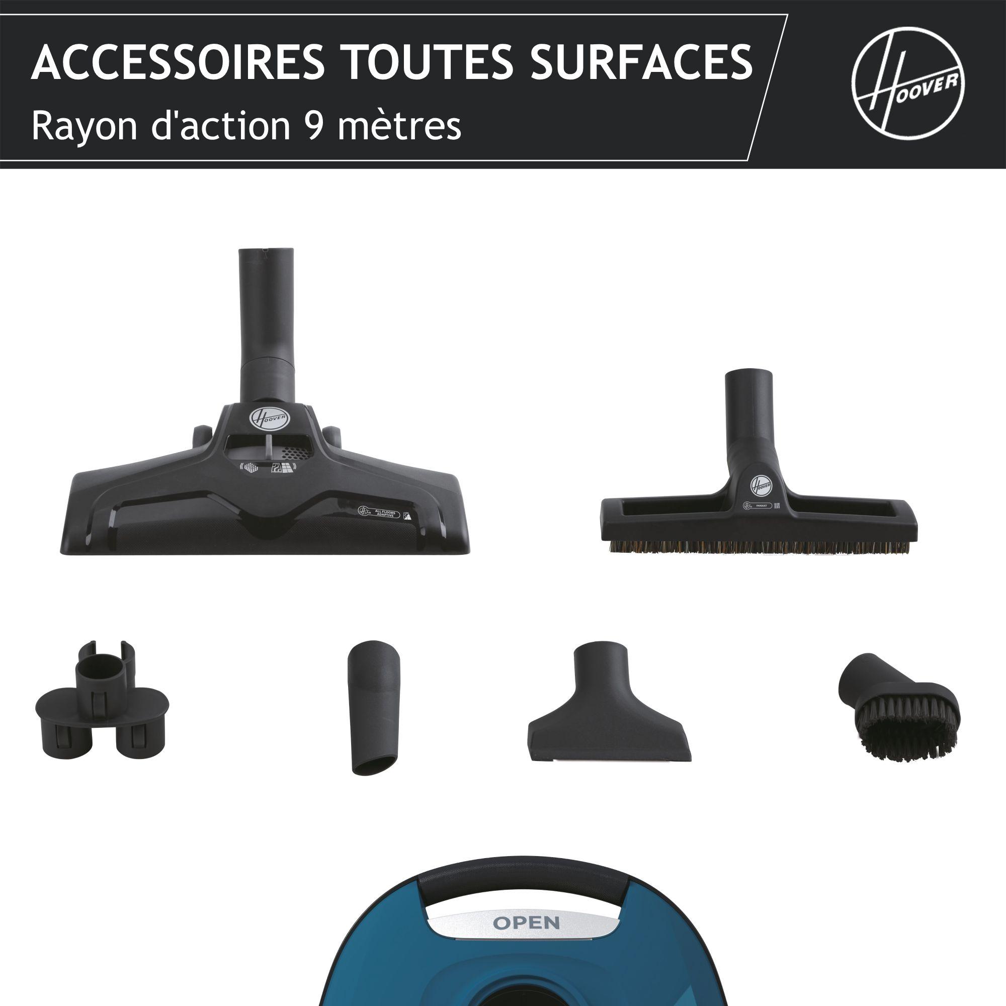 Voir la diapositive 4 : HOOVER Aspirateur traîneau TXL10HM - Bleu