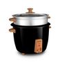 Voir la diapositive 2 : KITCHENCOOK Cuiseur à riz JAPAN XWOODBLK - Noir