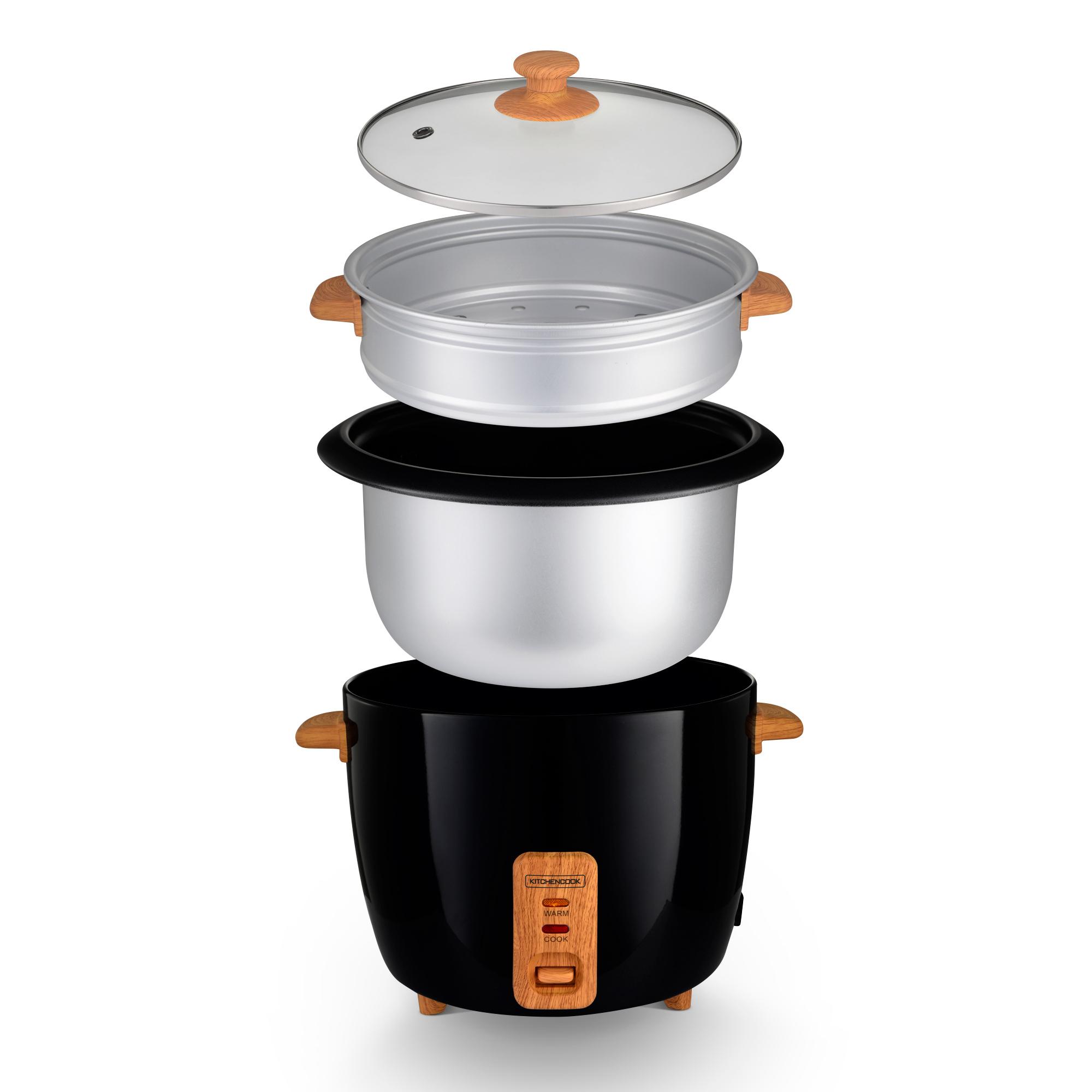 Voir la diapositive 3 : KITCHENCOOK Cuiseur à riz JAPAN XWOODBLK - Noir