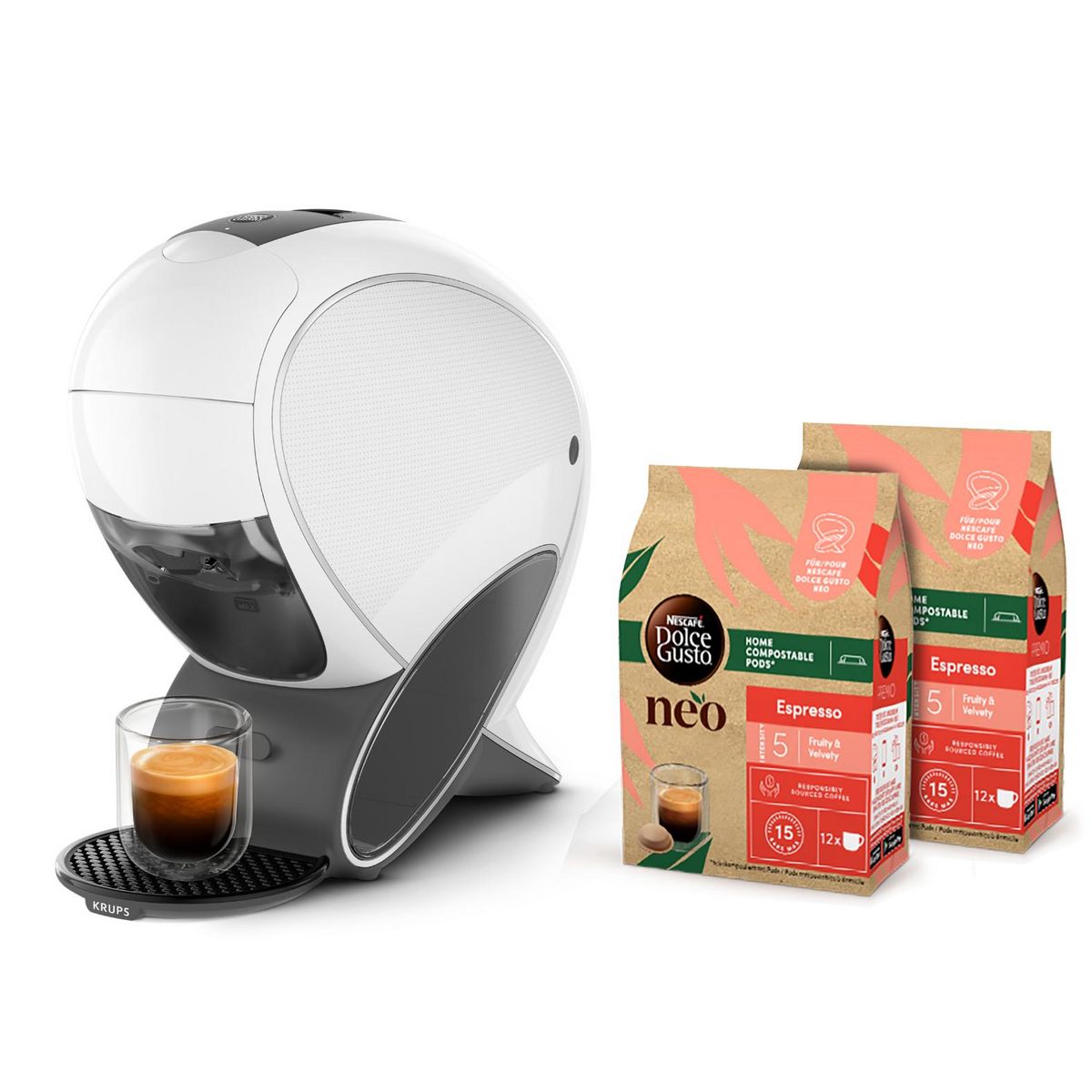 KRUPS Machine à café Nescafé Dolce Gusto YY5499FD - Blanc