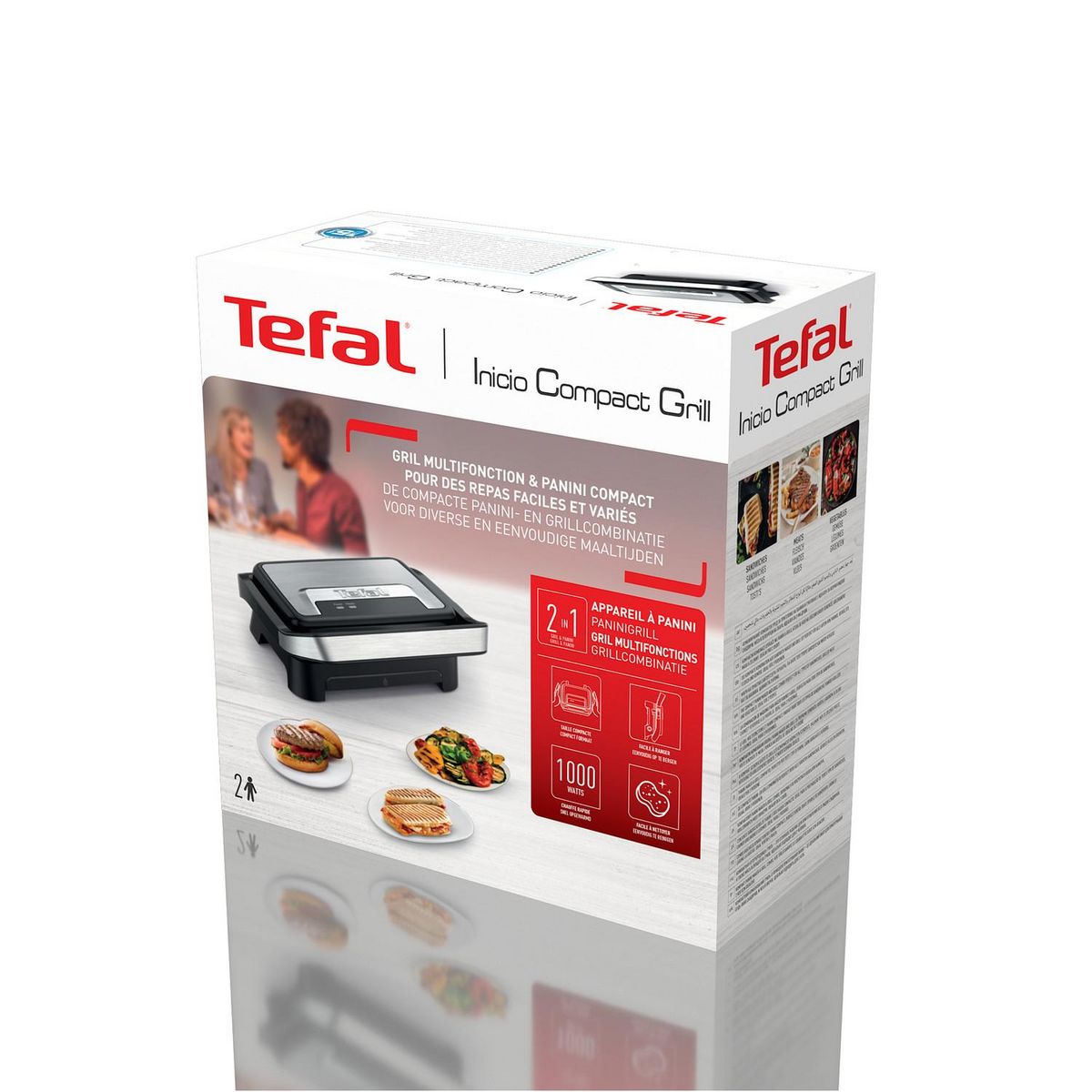 TEFAL Grill GC270D10 - Gris
