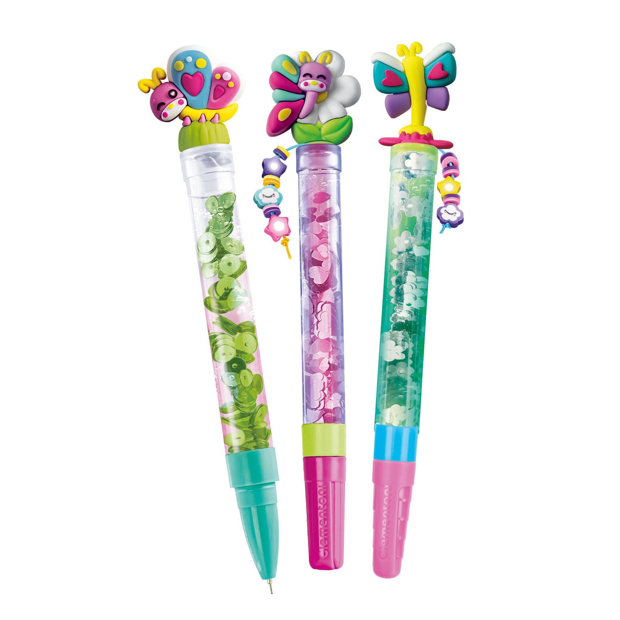 Voir la diapositive 2 : CLEMENTONI Crée tes stylos Wonderful Butterflies