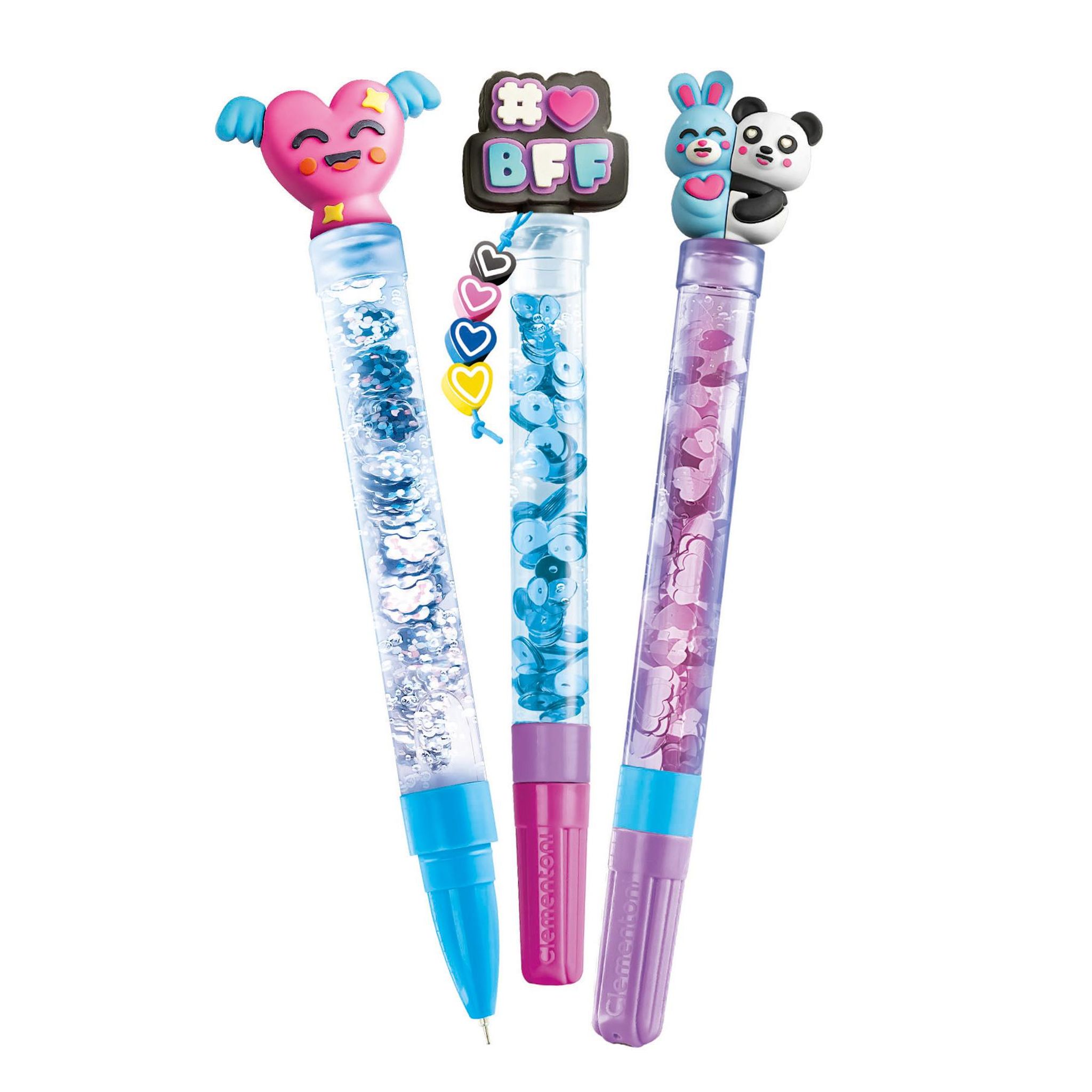 Voir la diapositive 2 : CLEMENTONI Crée tes stylos Best Friends