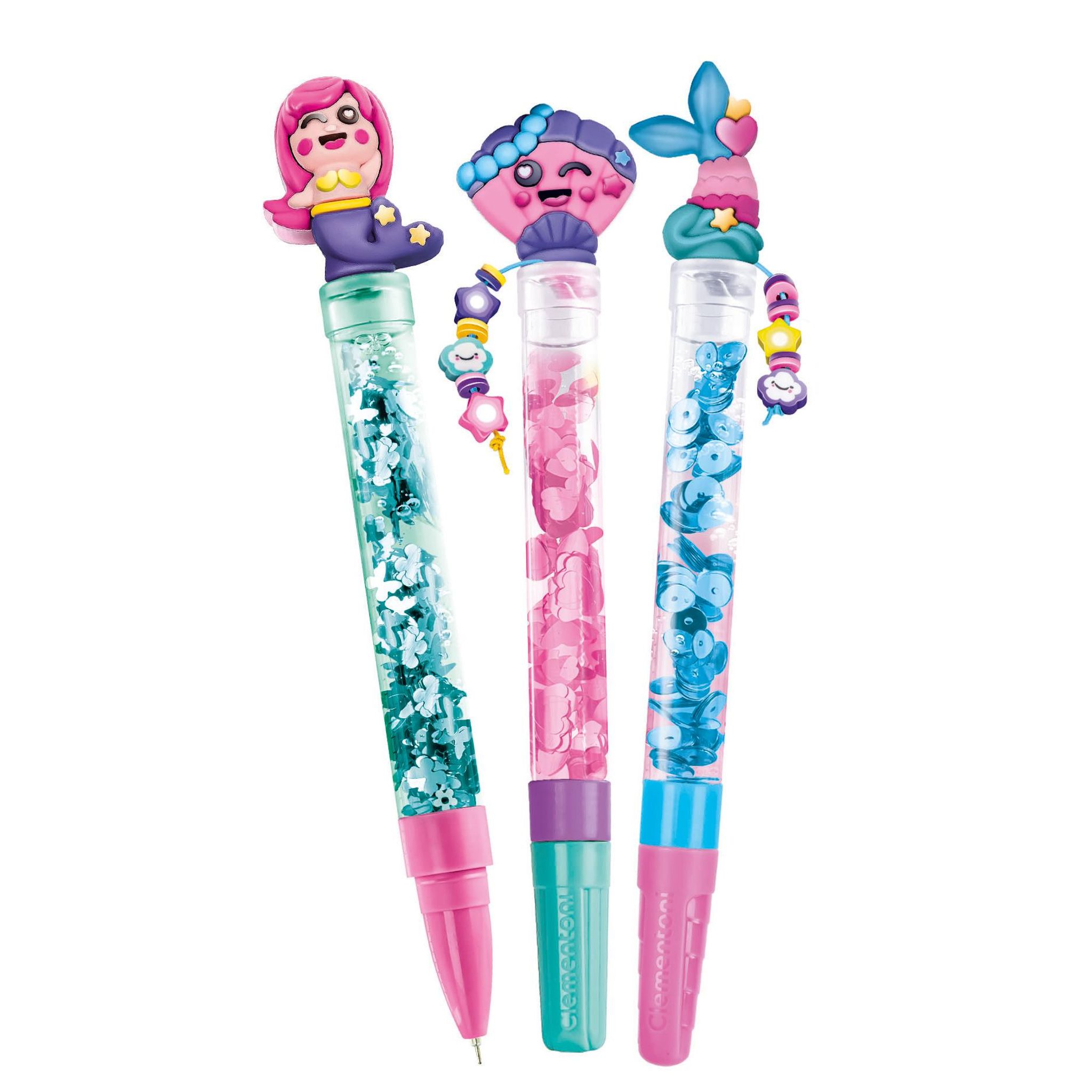 Voir la diapositive 2 : CLEMENTONI Crée tes stylos Magical Mermaids