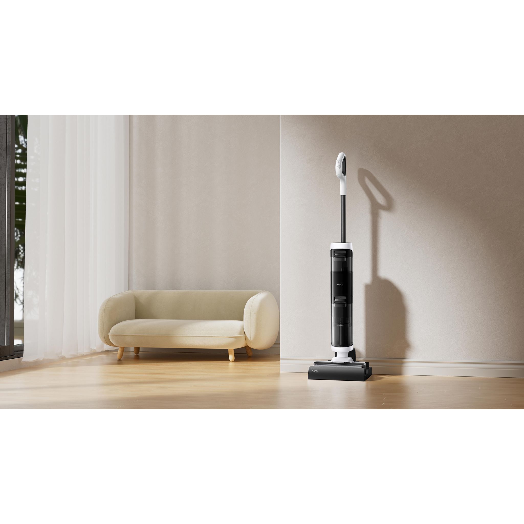 Voir la diapositive 6 : MOVA Aspirateur balai laveur MOVA K20 - Blanc