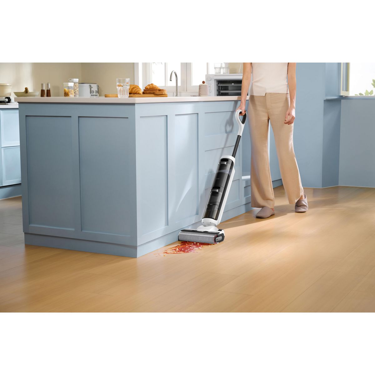 MOVA Aspirateur balai laveur MOVA K20 - Blanc