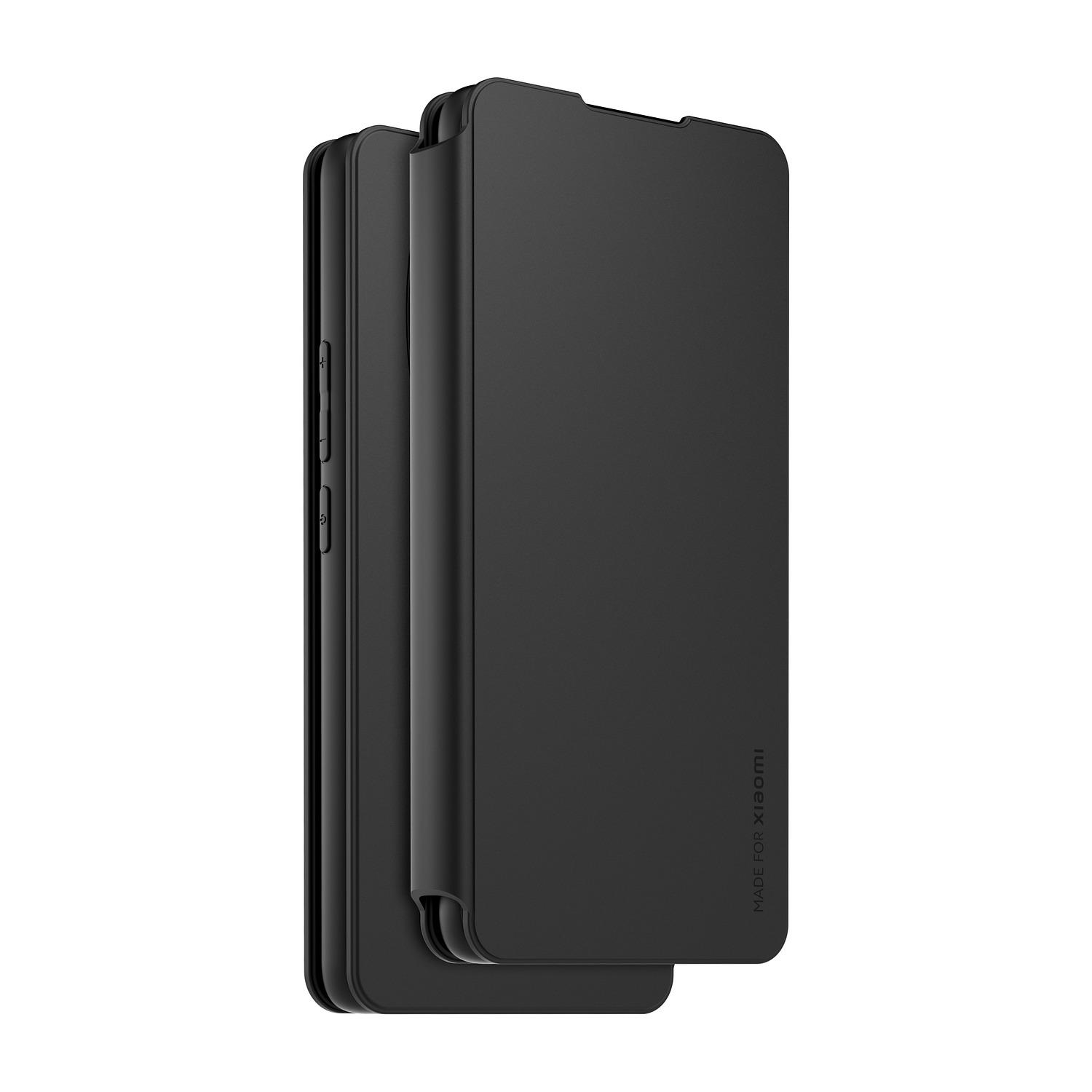 Voir la diapositive 2 : XIAOMI Étui folio+Dragonne pour Redmi Note 14 Pro 5G - Noir