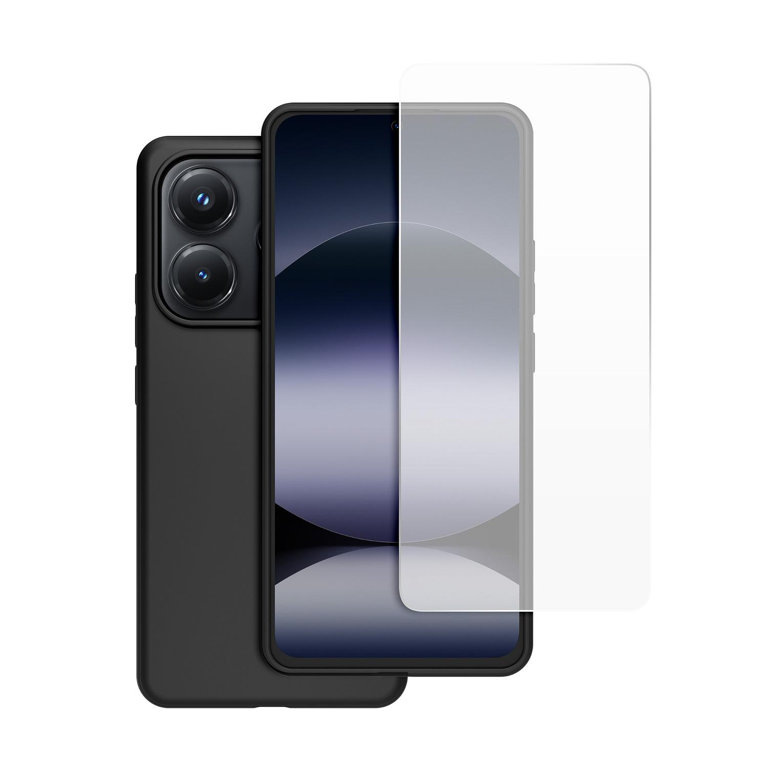 Voir la diapositive 2 : XIAOMI Coque+Verre trempé pour Redmi Note 14 4G