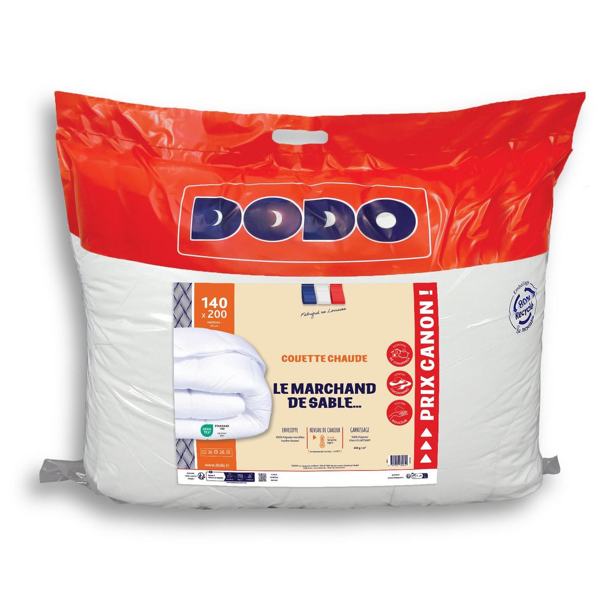 DODO Couette chaude en polyester 400 g/m²