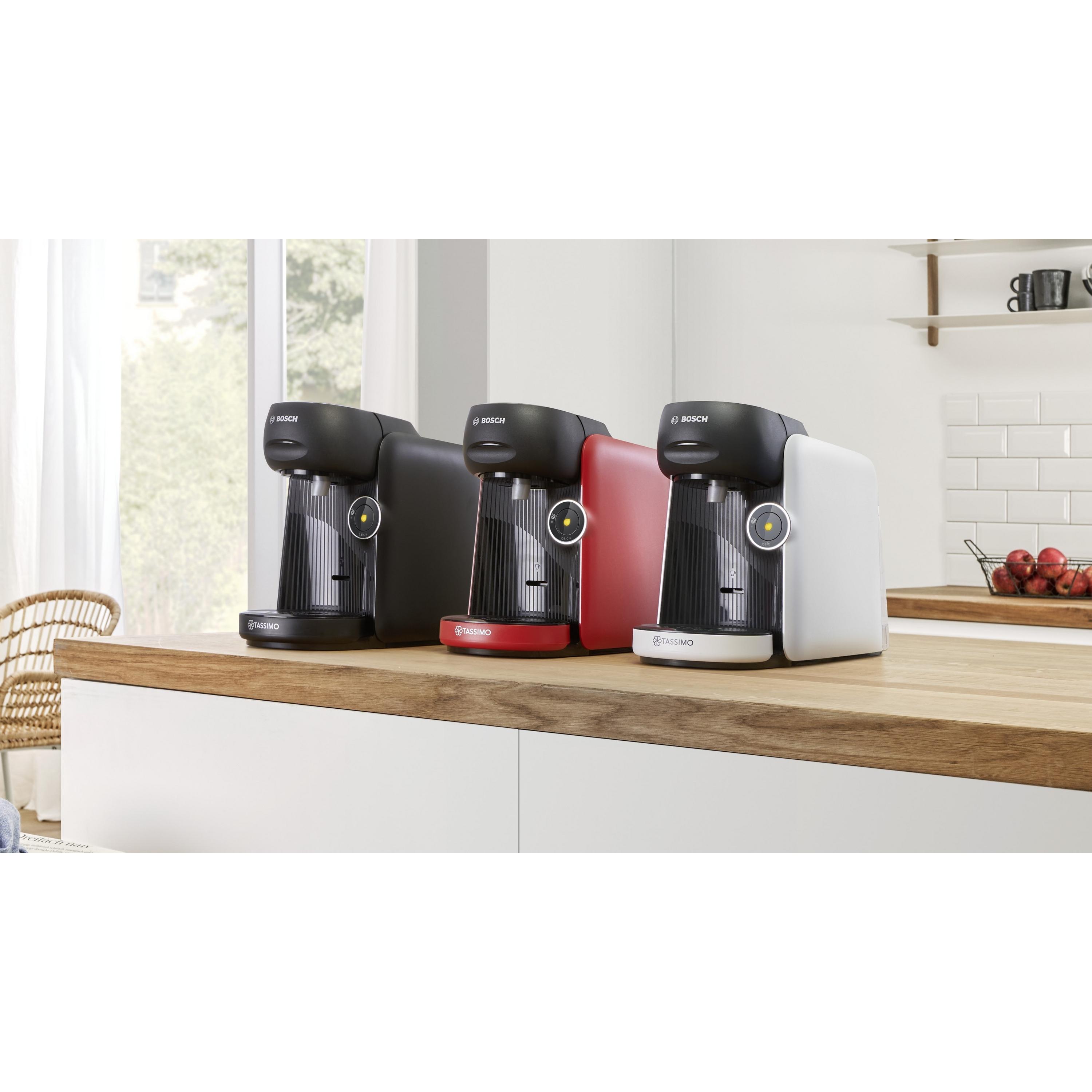 Voir la diapositive 7 : BOSCH Cafetière à dosette Tassimo 163E - Rouge