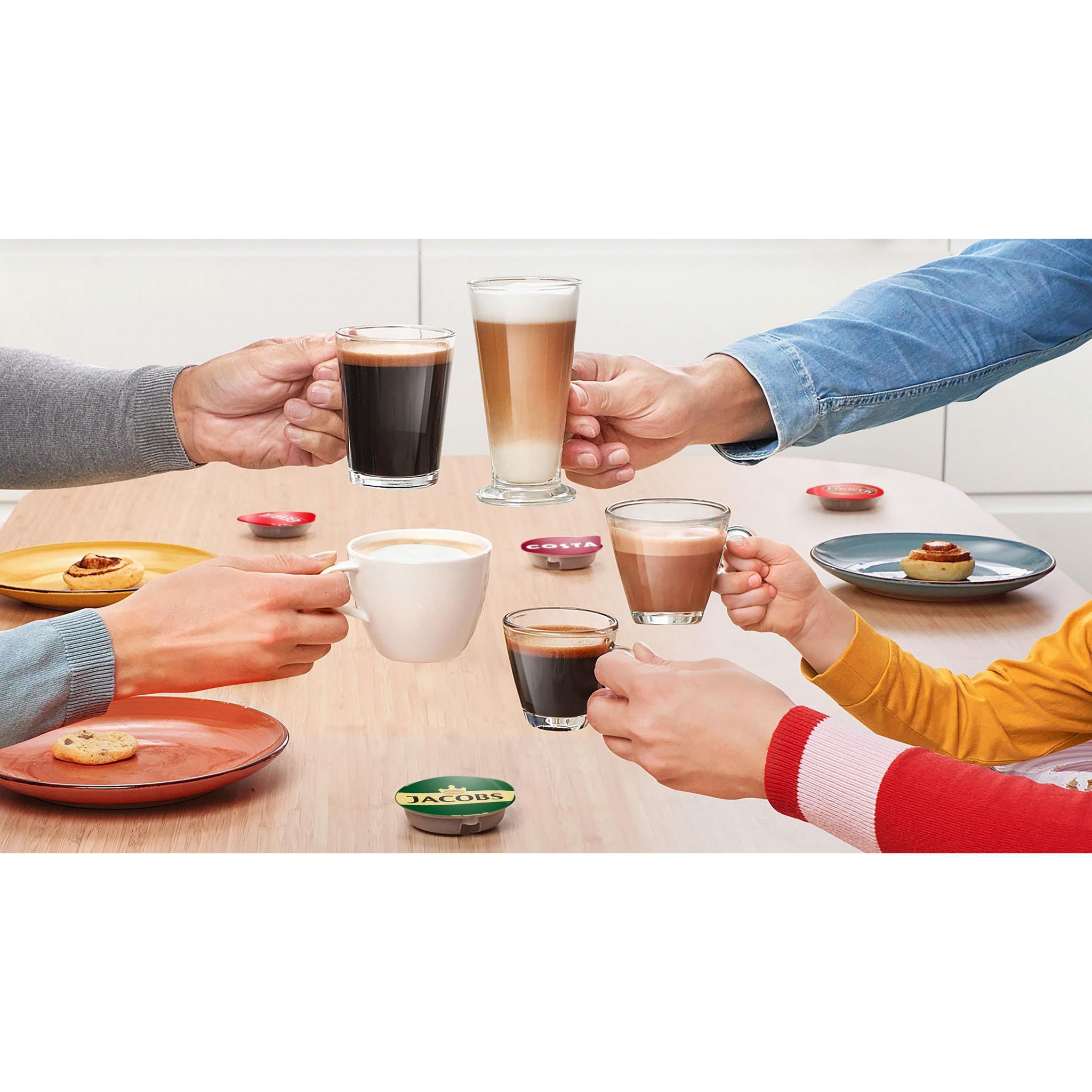 Voir la diapositive 7 : BOSCH Cafetière à dosette Tassimo 163E - Rouge