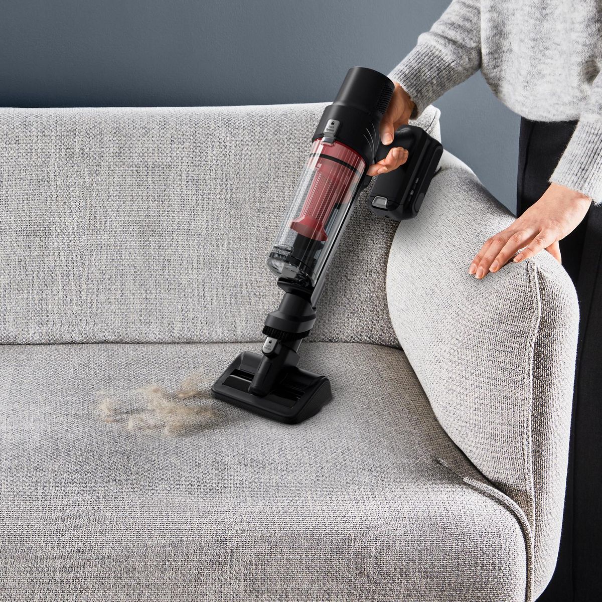 ROWENTA Aspirateur balai RH6A83WO - Rouge