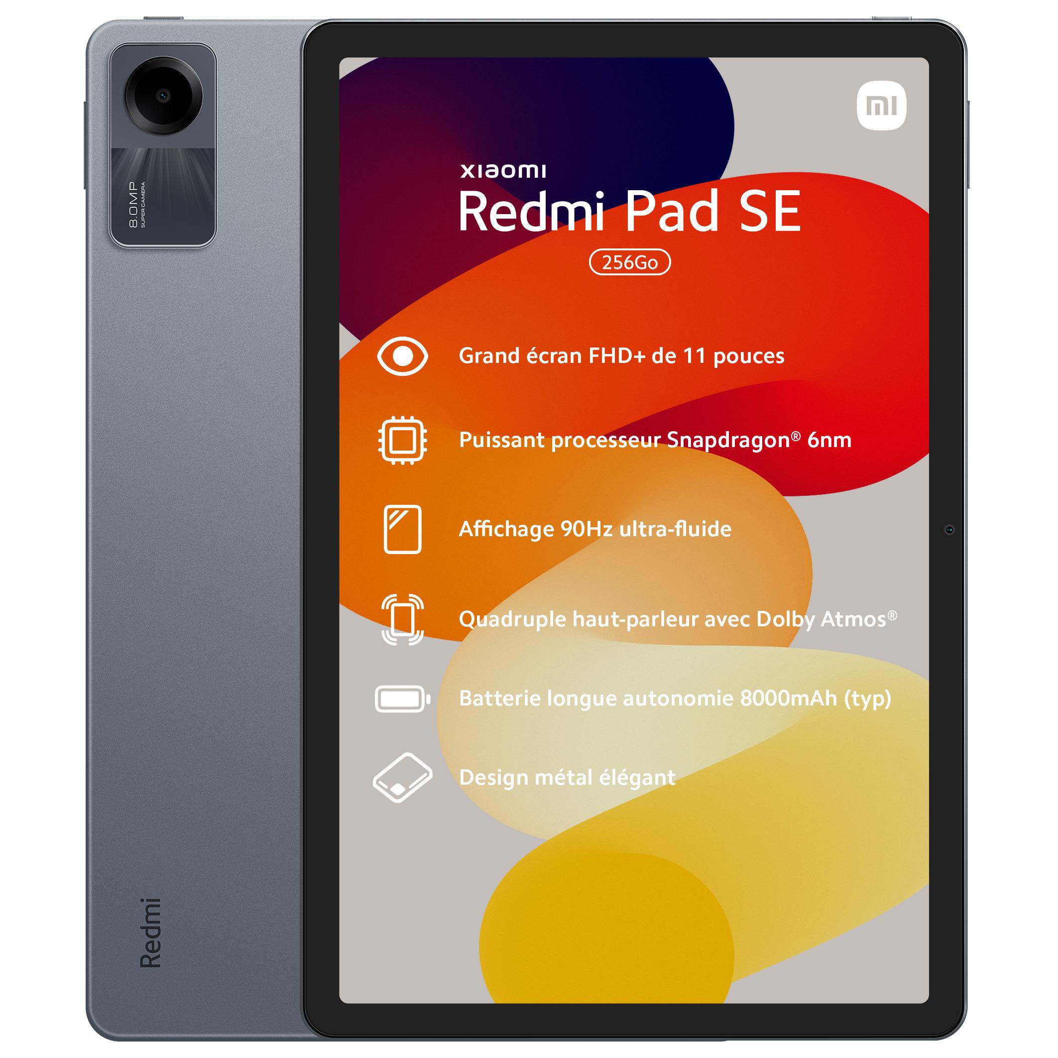 Voir la diapositive 2 : XIAOMI Tablette Tactile Redmi Pad SE 8Go 256Go - Gris