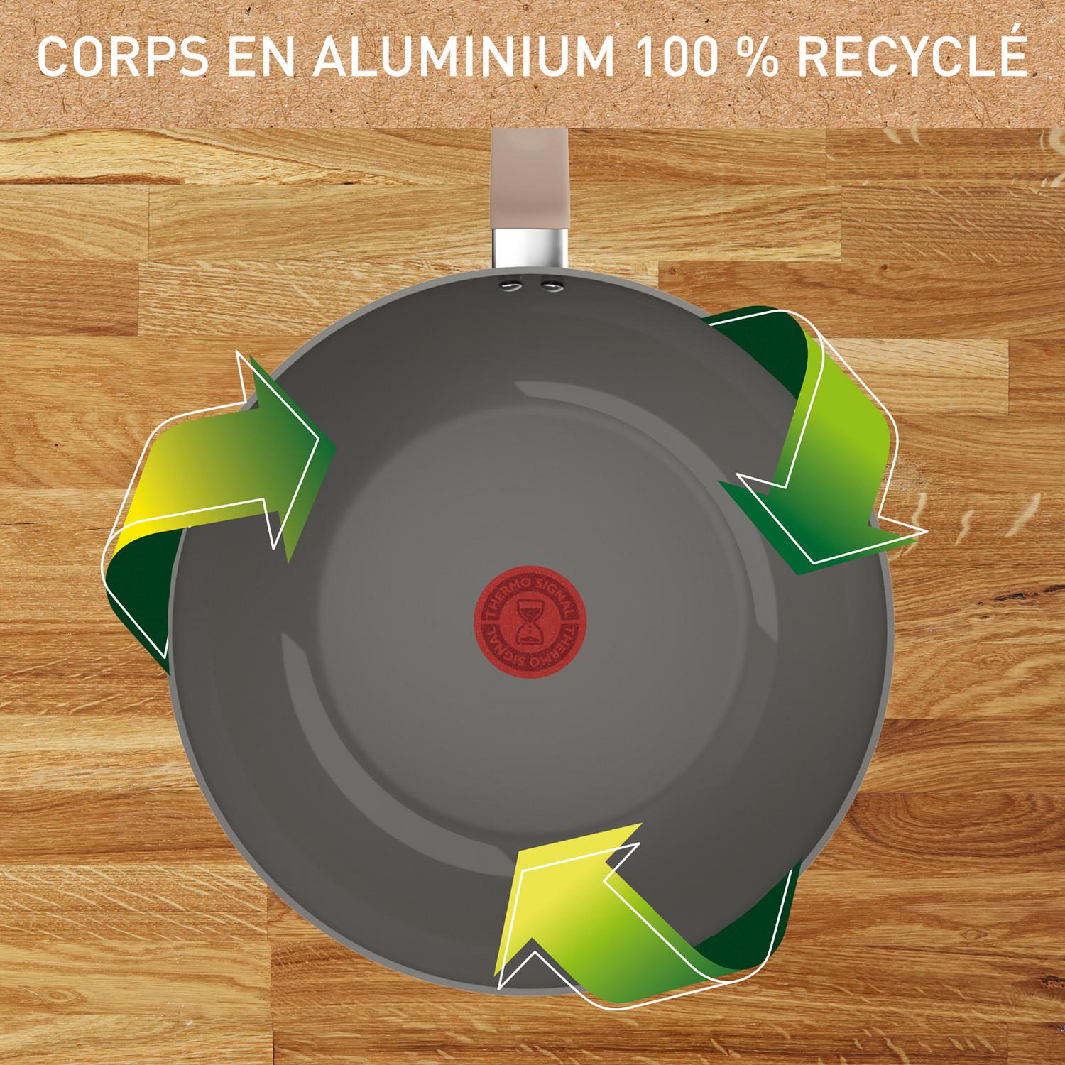 Voir la diapositive 4 : TEFAL Wok 28 cm céramique DELICE tous feux dont induction