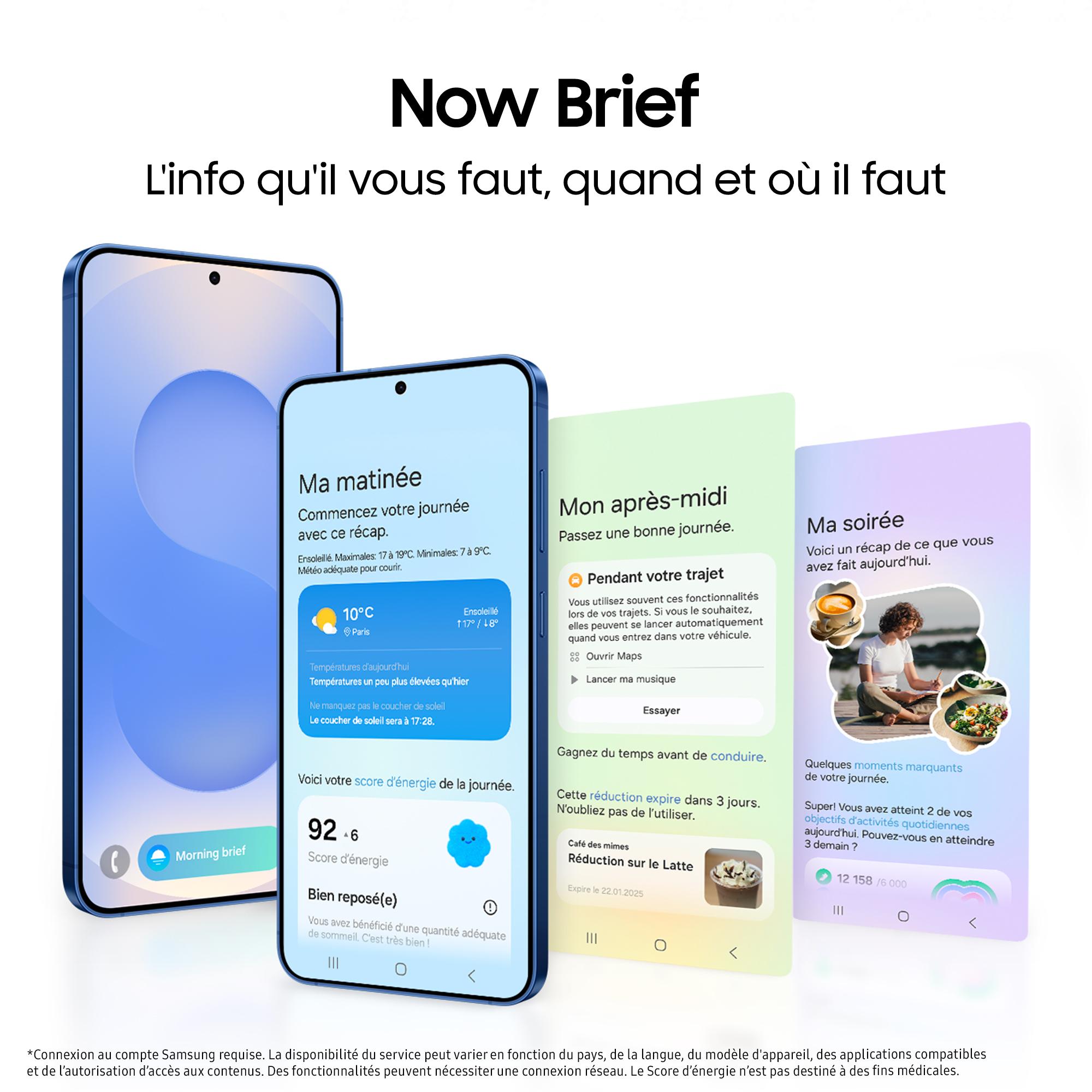 Voir la diapositive 3 : SAMSUNG Galaxy S25+ AI Smartphone 12GO / 256Go - Vert d'eau