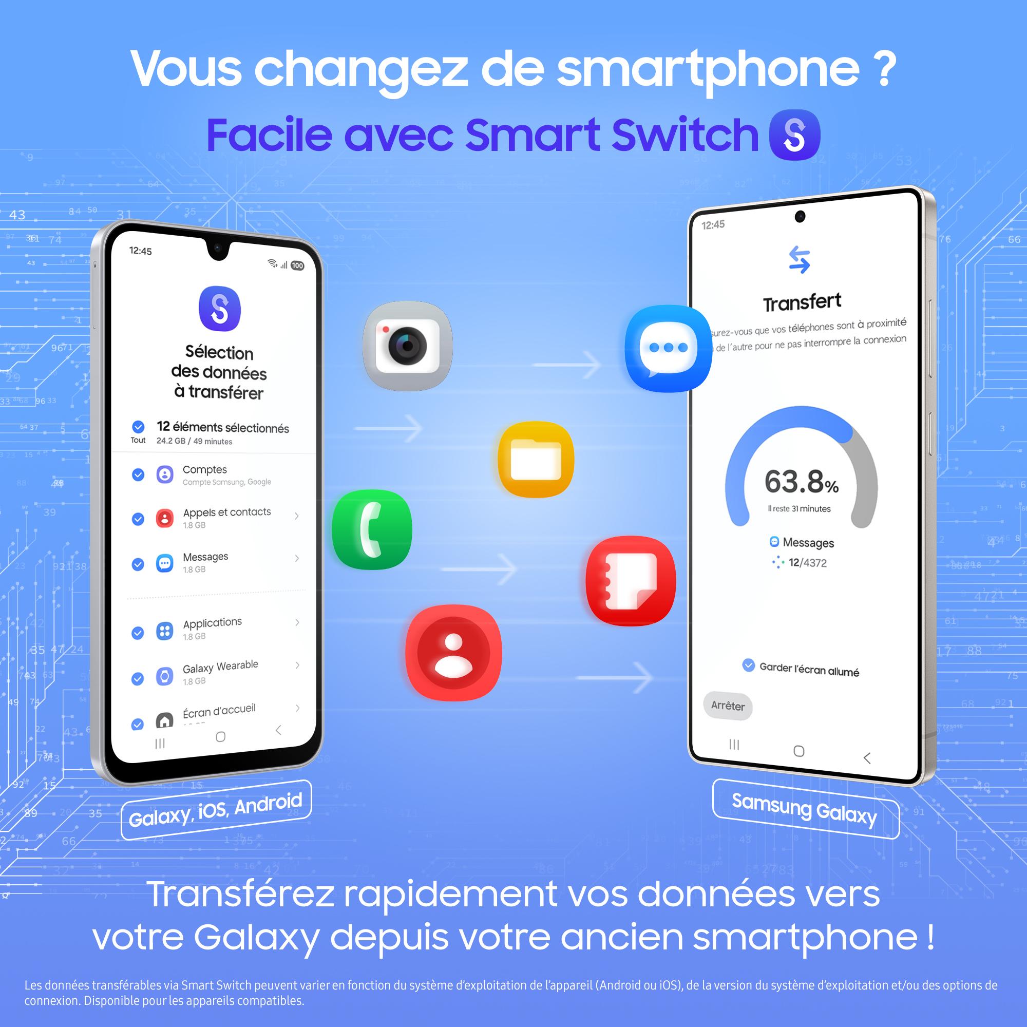 Voir la diapositive 4 : SAMSUNG Galaxy S25+ AI Smartphone 12GO / 256Go - Vert d'eau