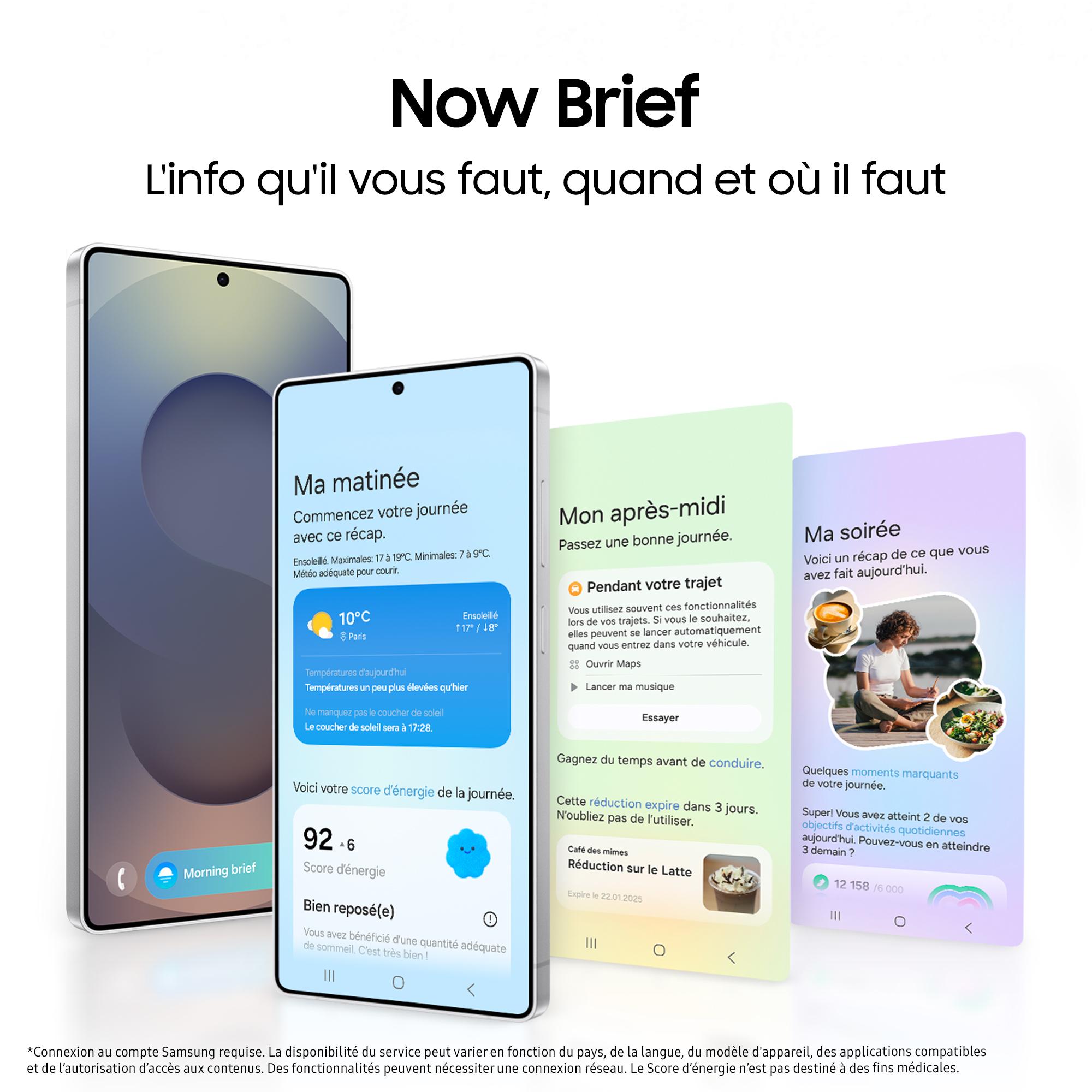 Voir la diapositive 3 : SAMSUNG Galaxy S25 Ultra AI Smartphone 12GO / 256Go - Bleu Titane