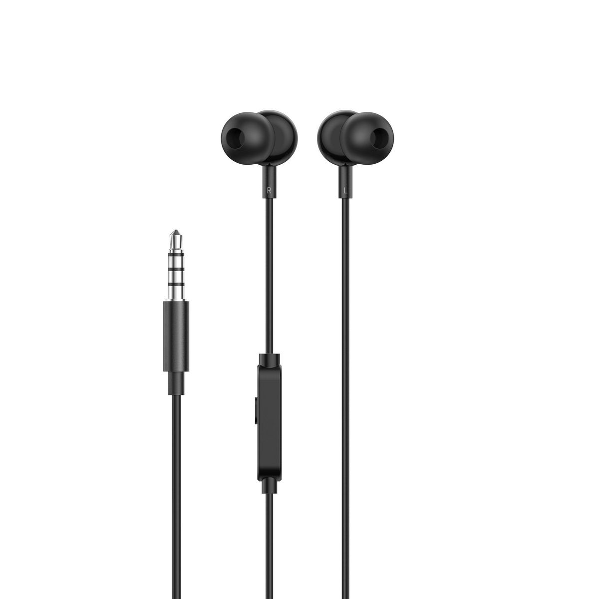 QILIVE Écouteurs Q1337 micro et Jack - Noir