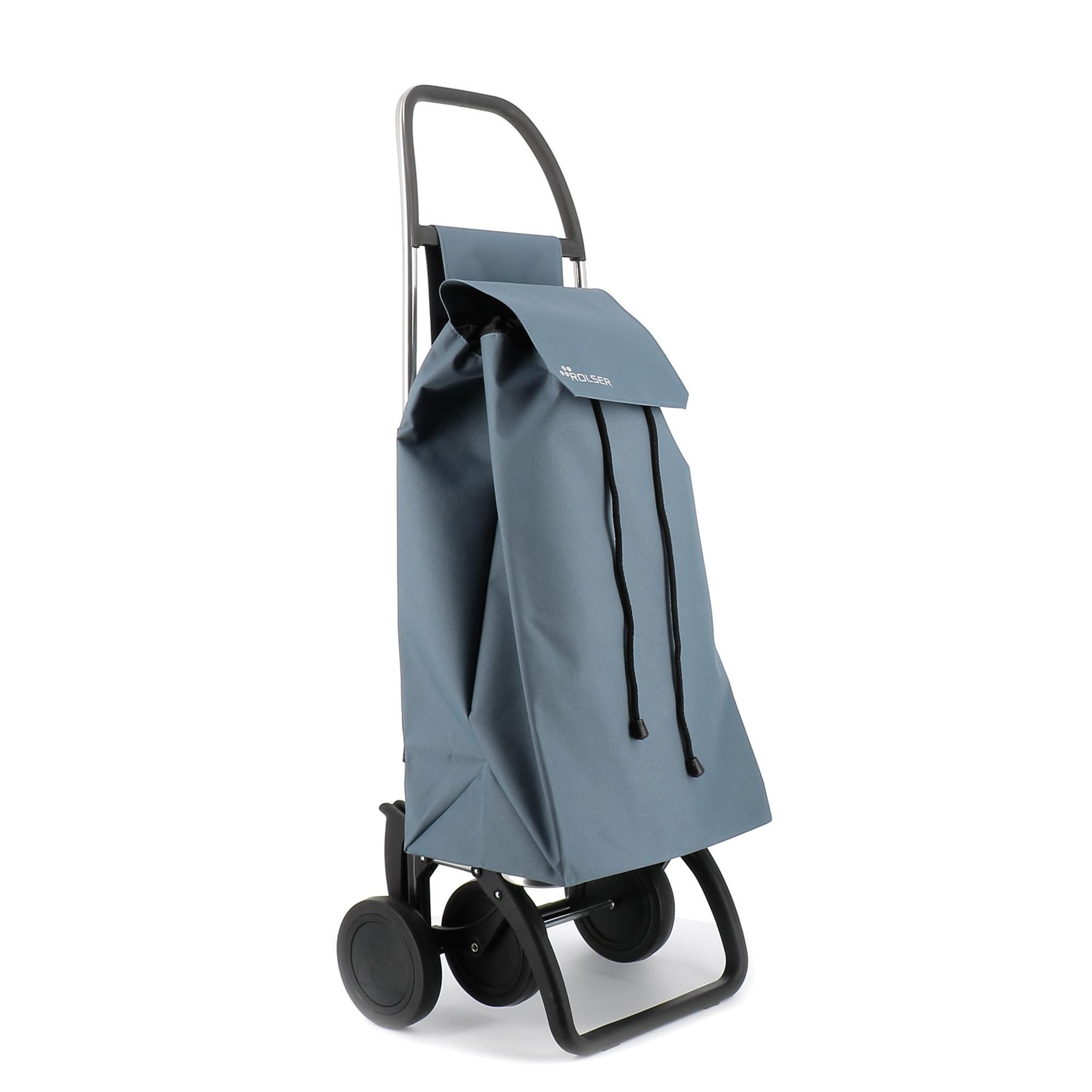 Poussette de marché 4 roues 43 L - Gris