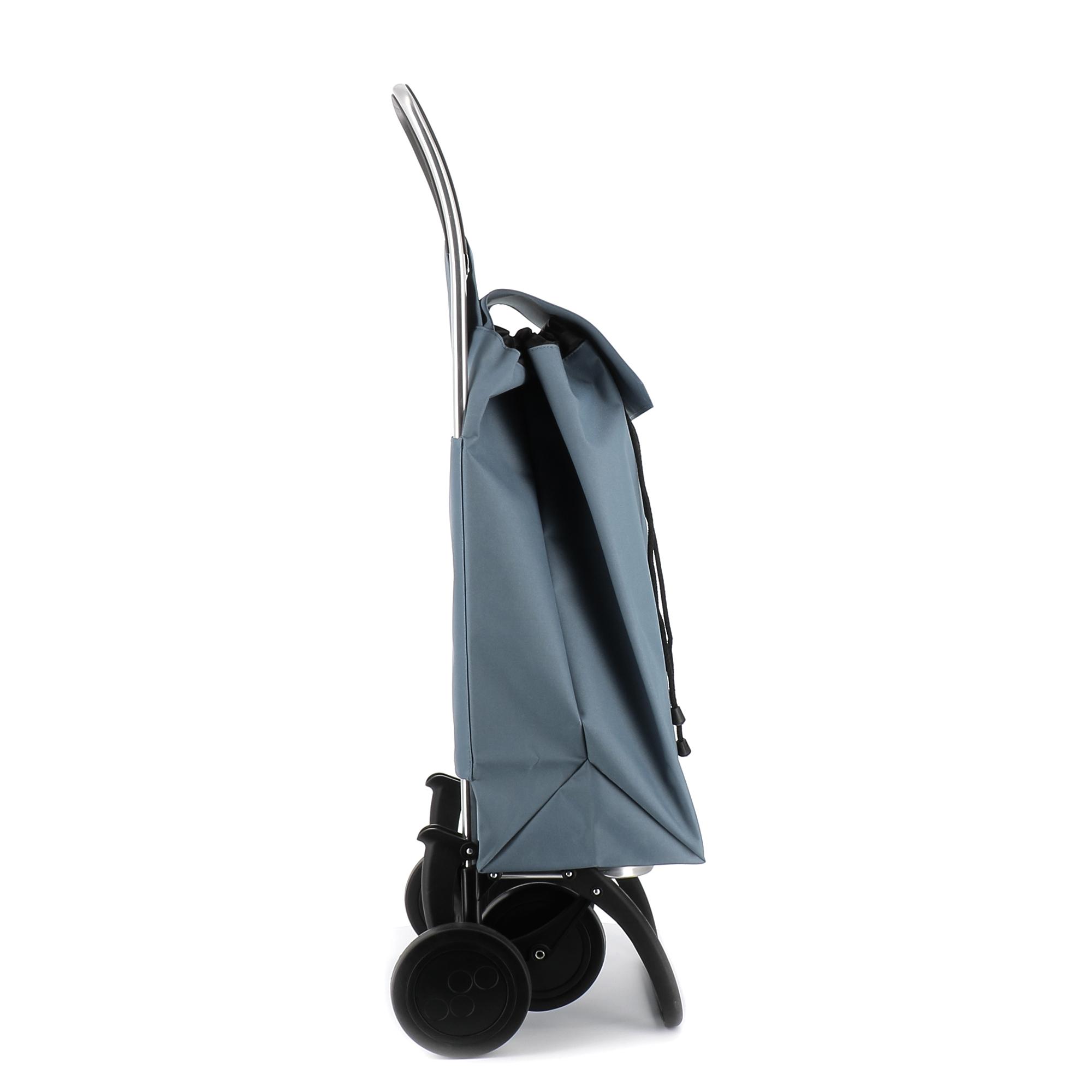 Voir la diapositive 4 : Poussette de marché 4 roues 43 L - Gris