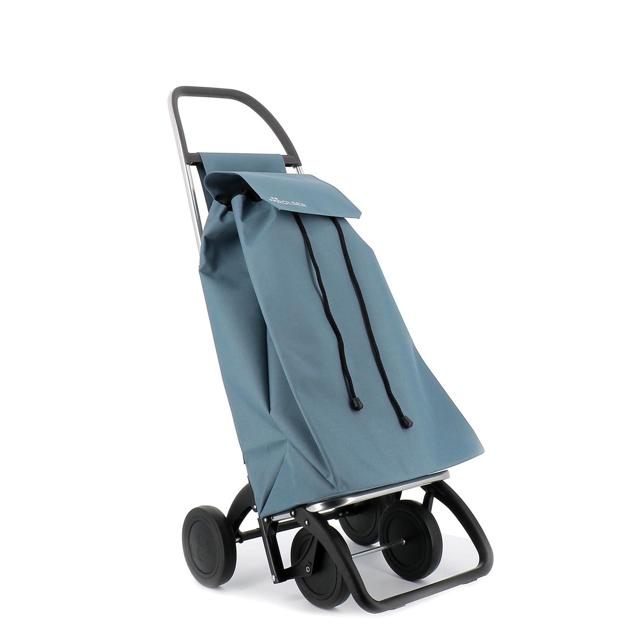 Voir la diapositive 5 : Poussette de marché 4 roues 43 L - Gris