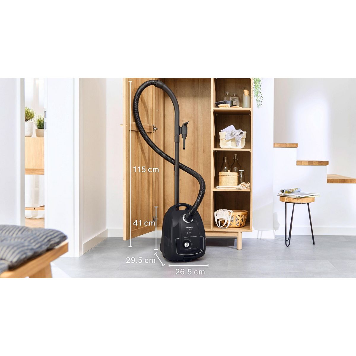 BOSCH Aspirateur traîneau BGB38BA3T - Noir