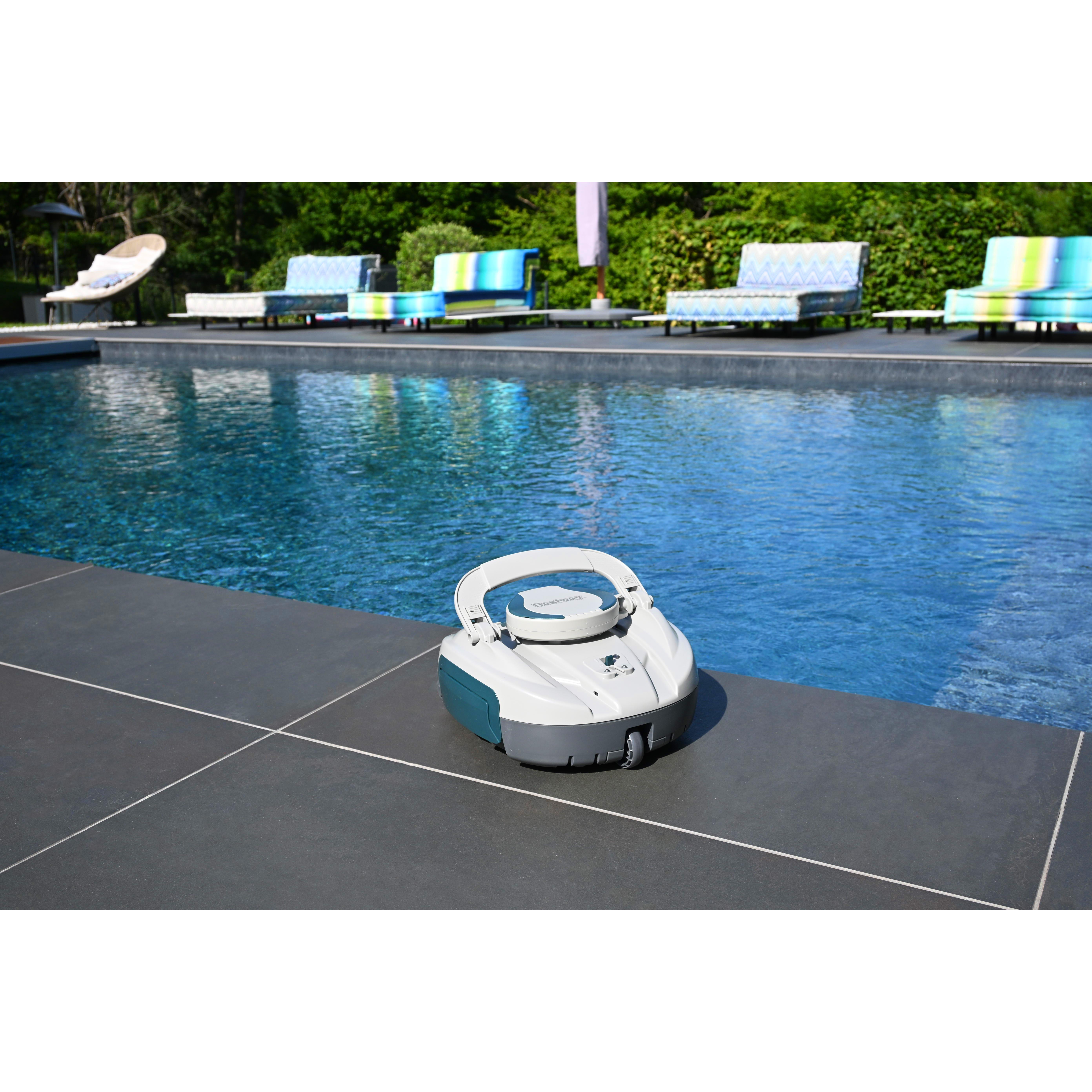 Voir la diapositive 2 : BESTWAY Robot aspirateur piscine Jade
