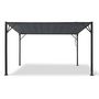 Voir la diapositive 5 : INKAZEN Pergola à lames orientables 4x3 m - gris - VENICE