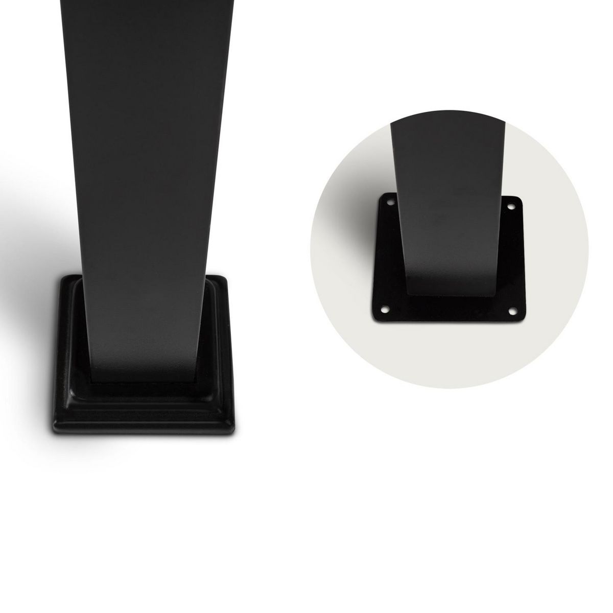 INKAZEN Pergola à lames orientables 4x3 m - gris - VENICE