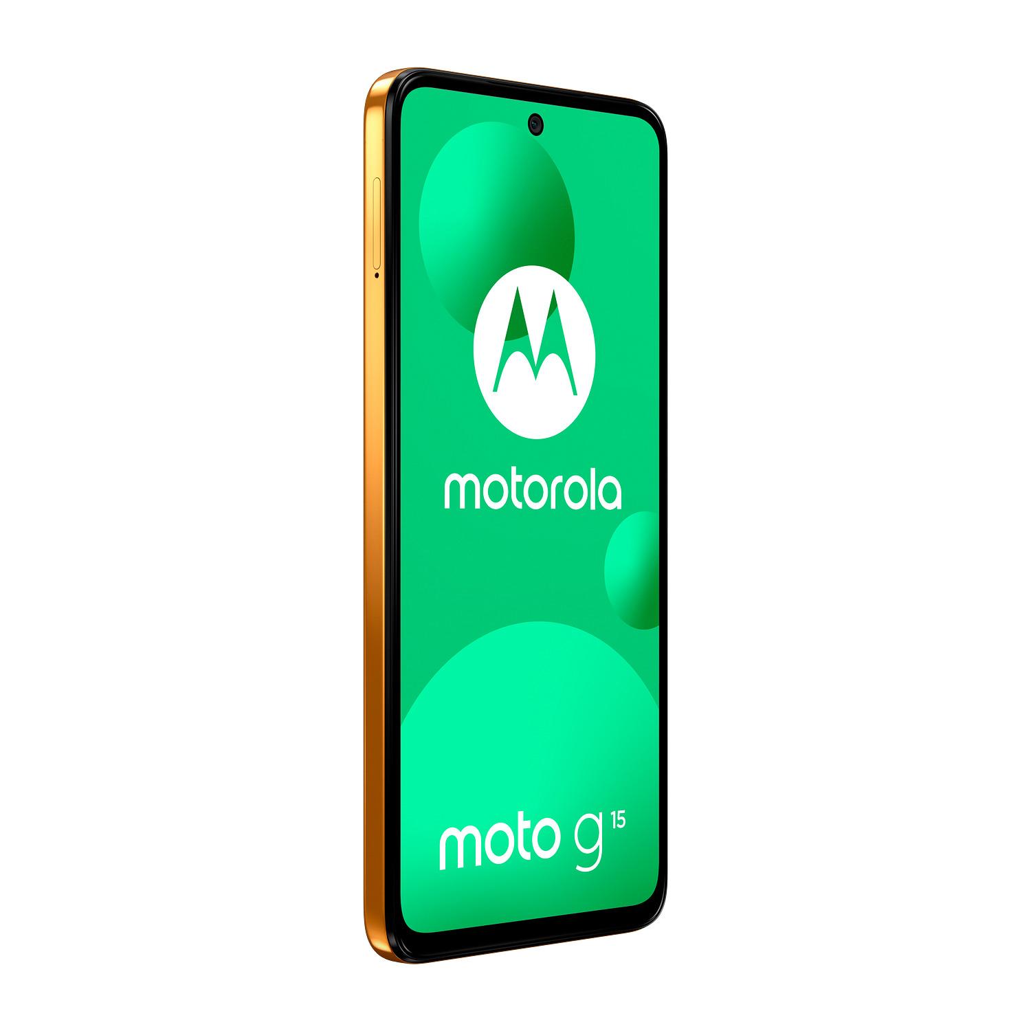 Voir la diapositive 4 : MOTOROLA G15 4GO de RAM 128Go - Orange