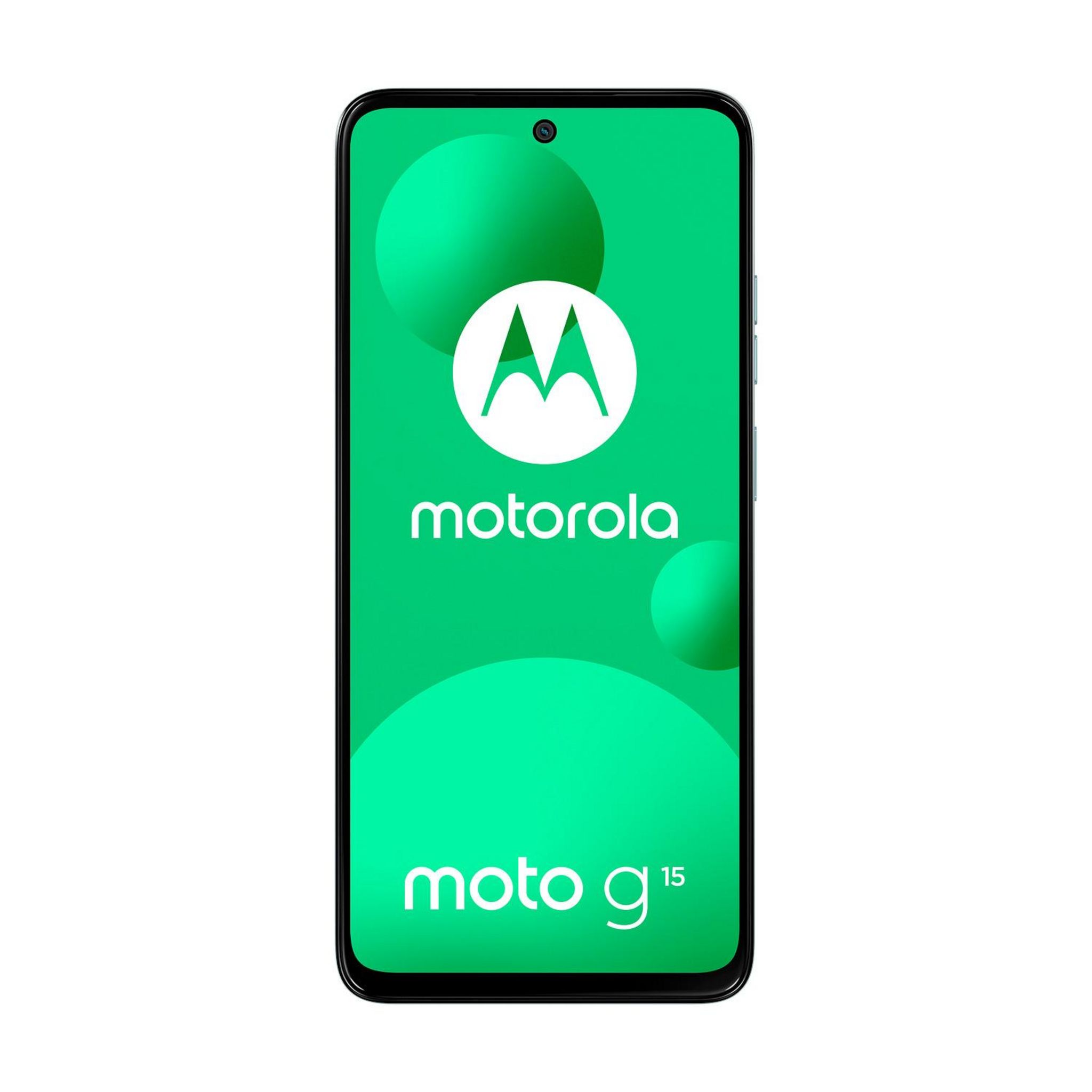 Voir la diapositive 2 : MOTOROLA G15 4GO de RAM 128Go - Bleu Glacial
