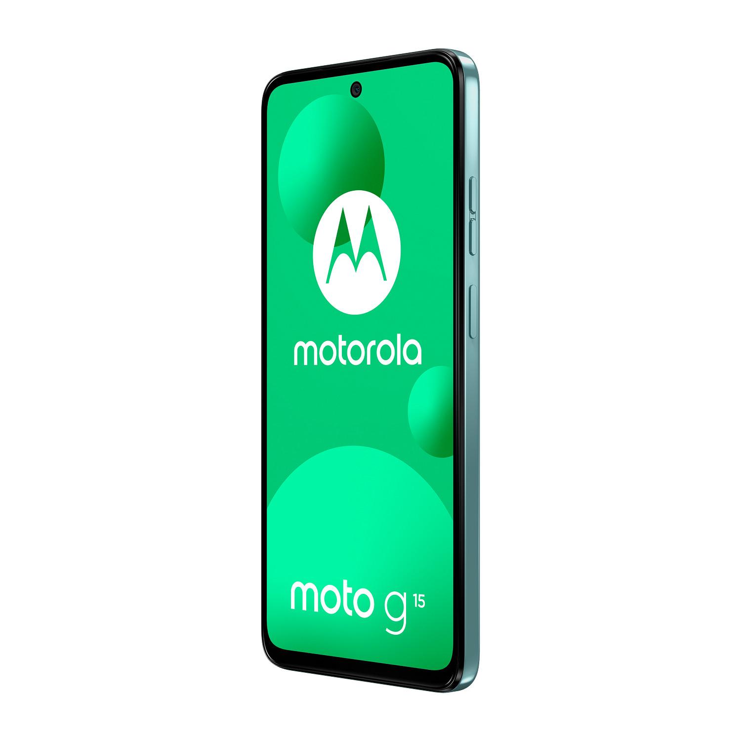 Voir la diapositive 5 : MOTOROLA G15 4GO de RAM 128Go - Bleu Glacial