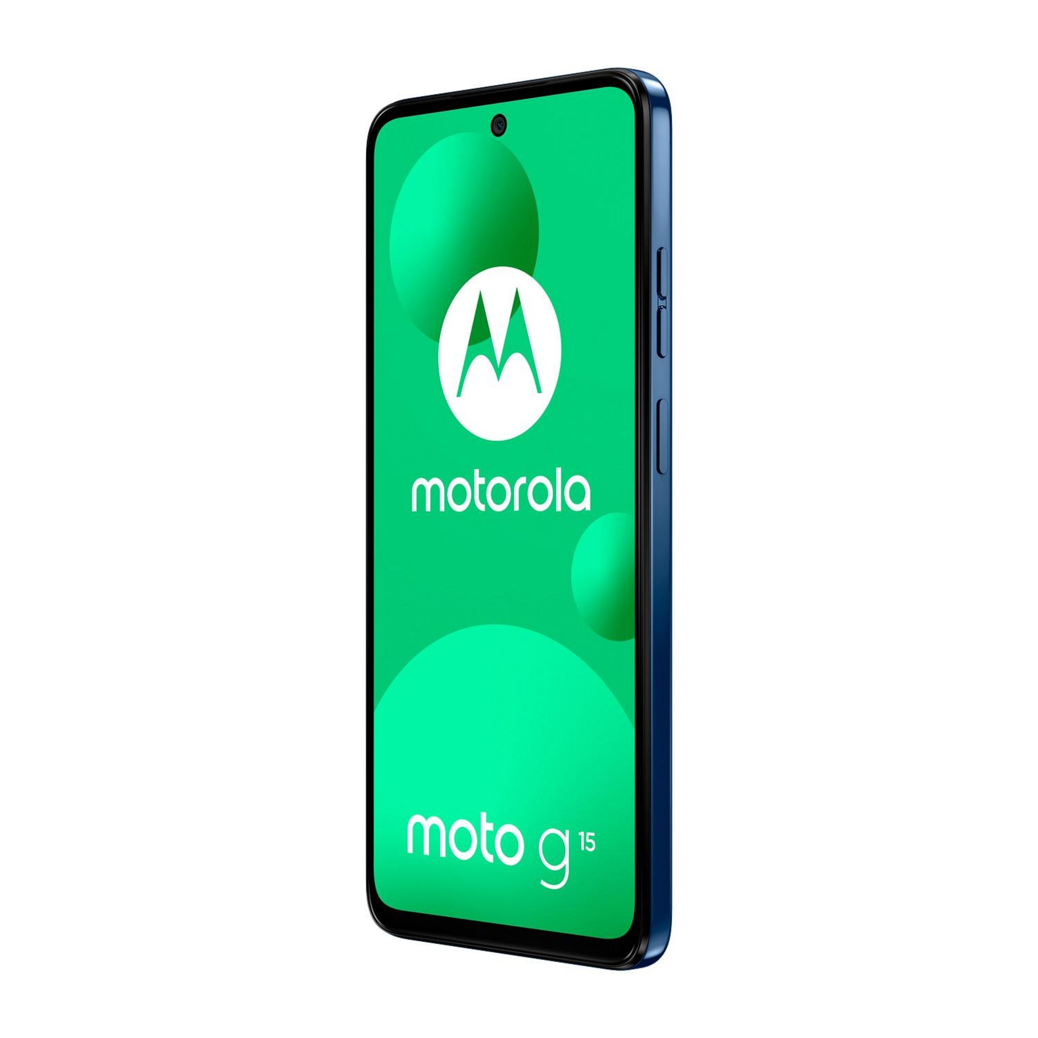 Voir la diapositive 6 : MOTOROLA G15 4GO de RAM 128Go - Bleu Marine