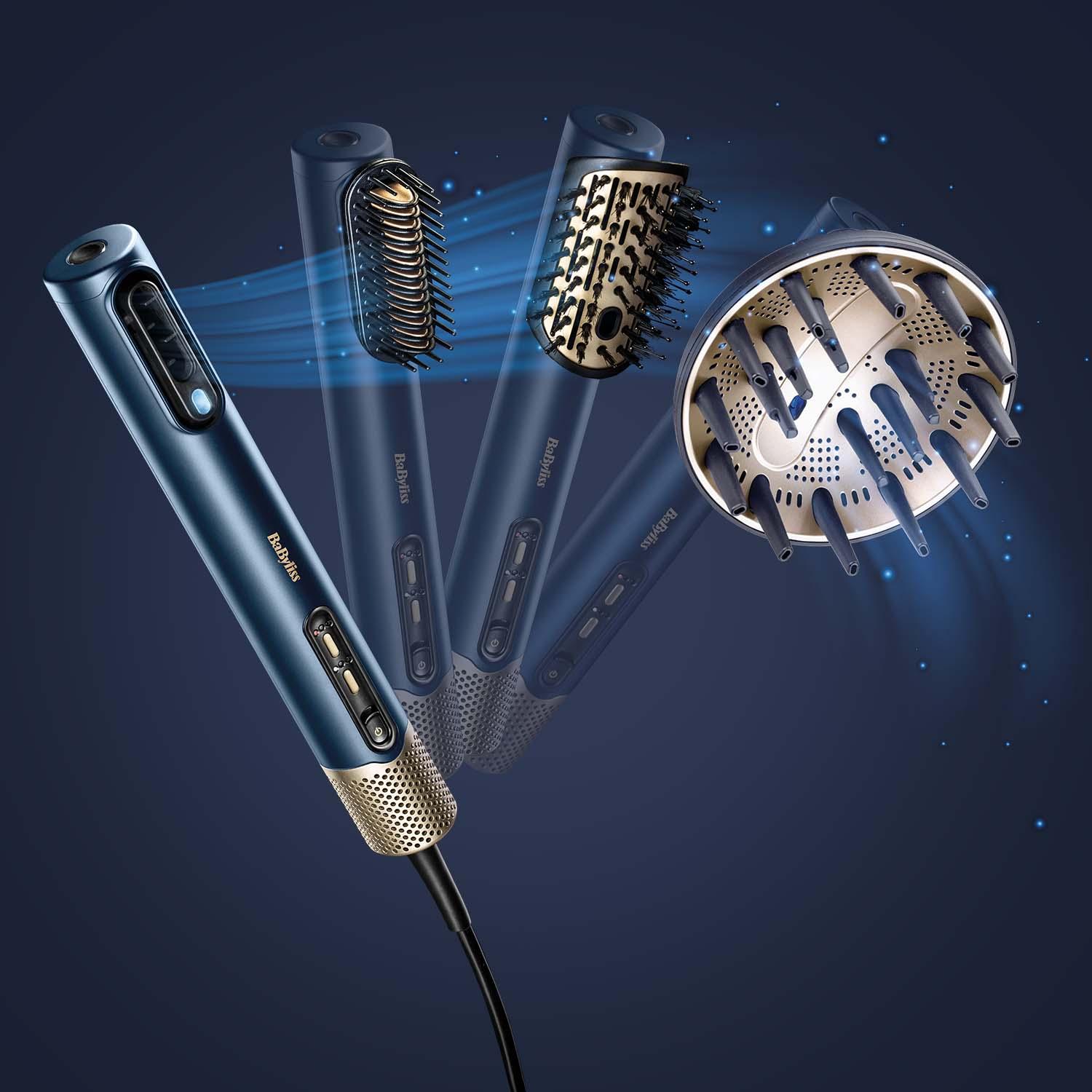 Voir la diapositive 2 : BABYLISS Sèche cheveux P1337E - Bleu