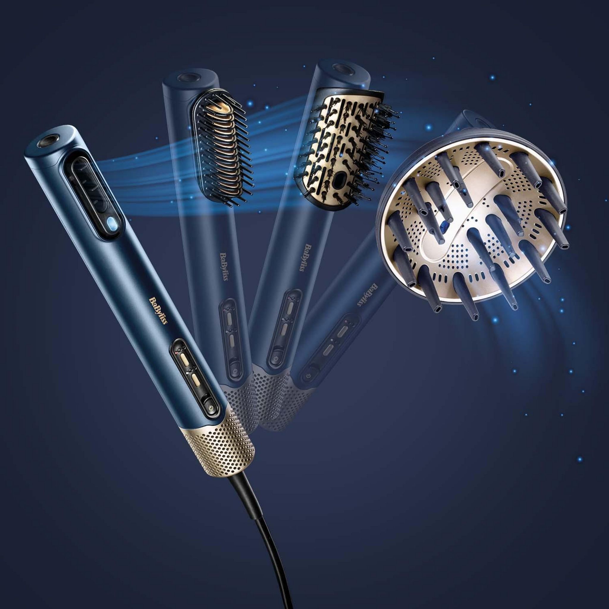 Voir la diapositive 2 : BABYLISS Sèche cheveux P1337E - Bleu