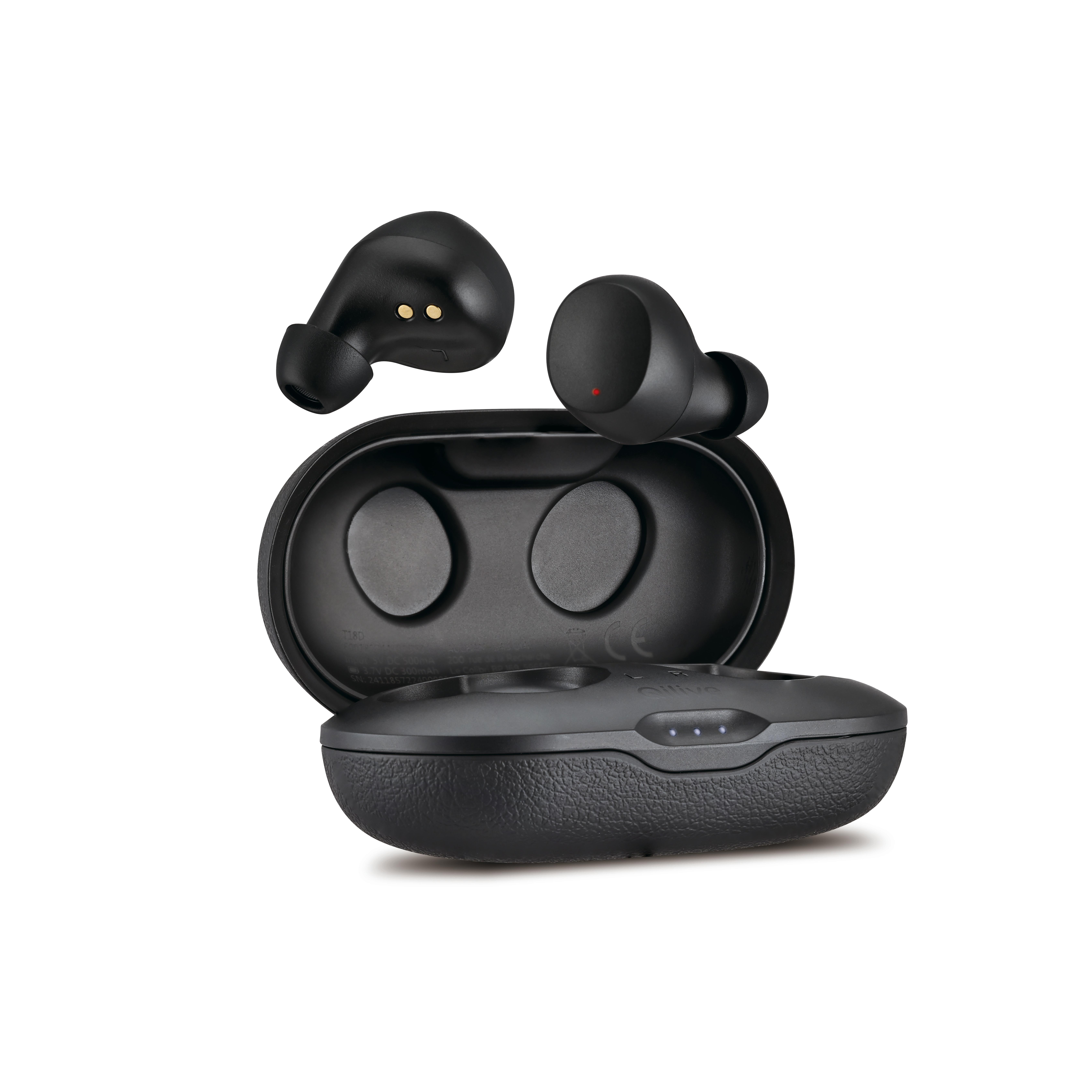 Voir la diapositive 2 : QILIVE Écouteurs Q1598 TWS - Noir