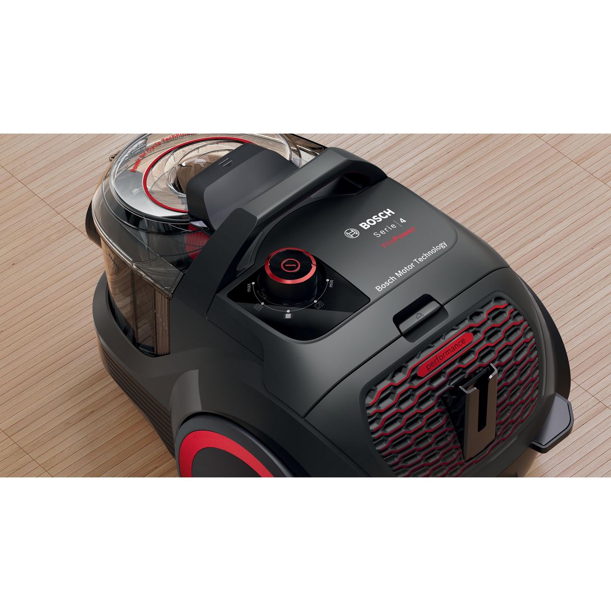 BOSCH Aspirateur traîneau sans sac BGC21POW1 - Noir