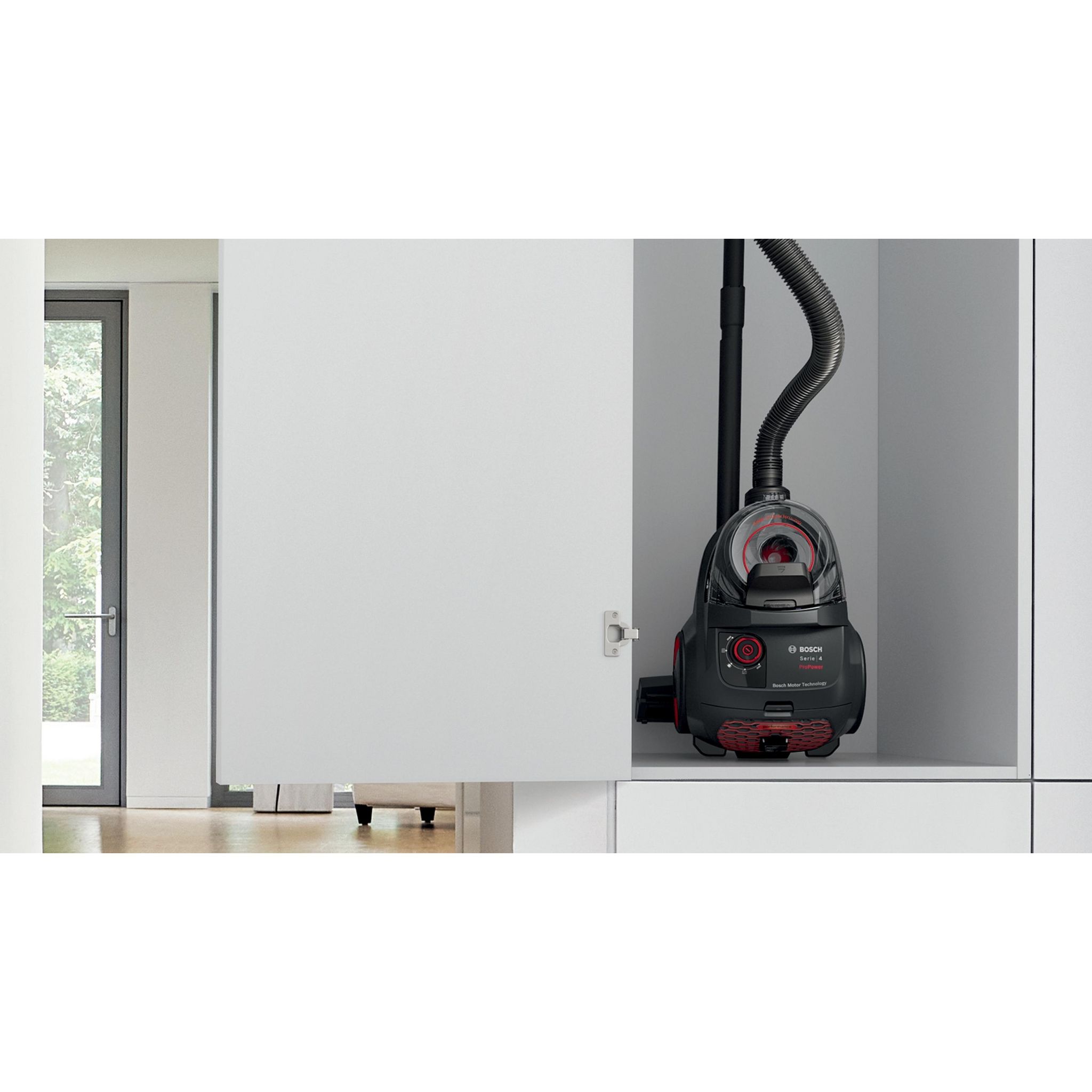 Voir la diapositive 6 : BOSCH Aspirateur traîneau sans sac BGC21POW1 - Noir