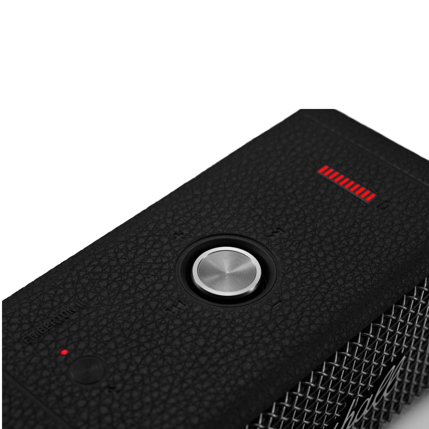 Voir la diapositive 5 : MARSHALL Enceinte sans fil Emberton II - Noir et Acier