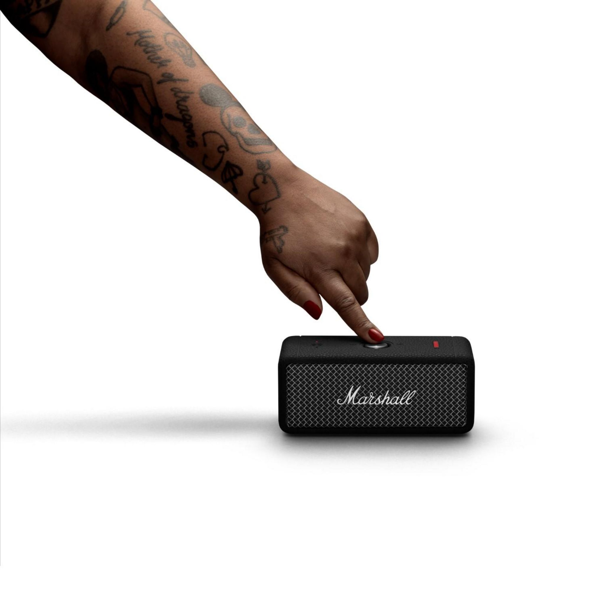 Voir la diapositive 9 : MARSHALL Enceinte sans fil Emberton II - Noir et Acier