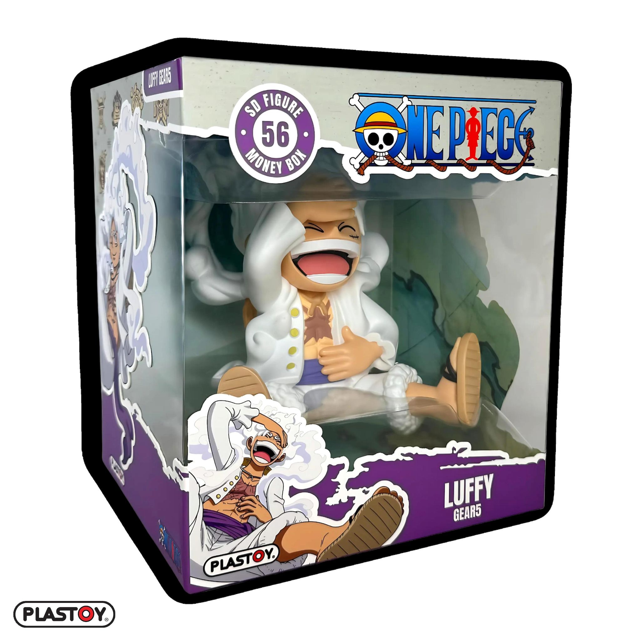 Voir la diapositive 3 : PLASTOY Tirelire Luffy Gear 5 One Piece