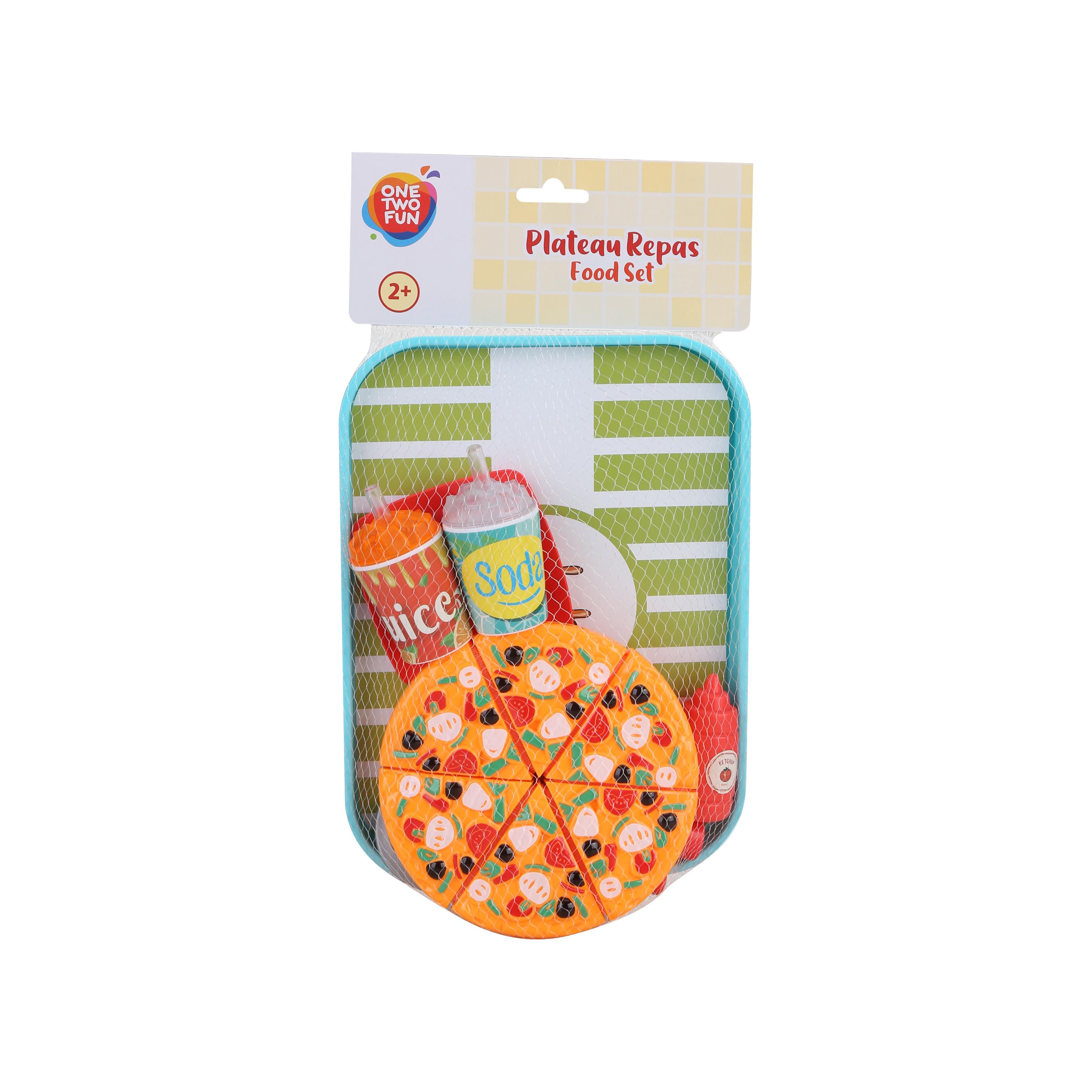 Voir la diapositive 4 : ONE TWO FUN Plateau repas Fast Food
