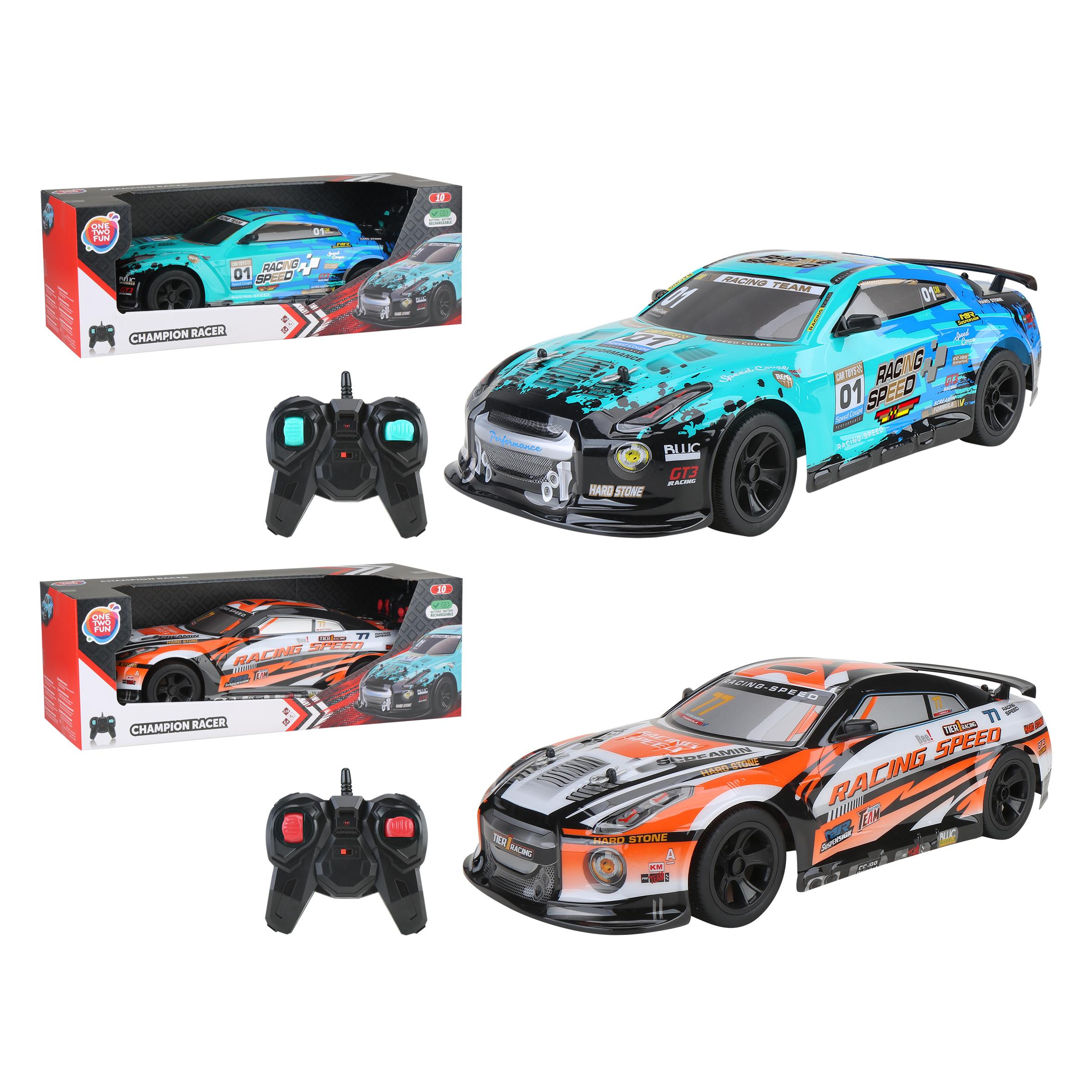Voir la diapositive 1 : ONE TWO FUN Voiture télécommandée - Champion racer
