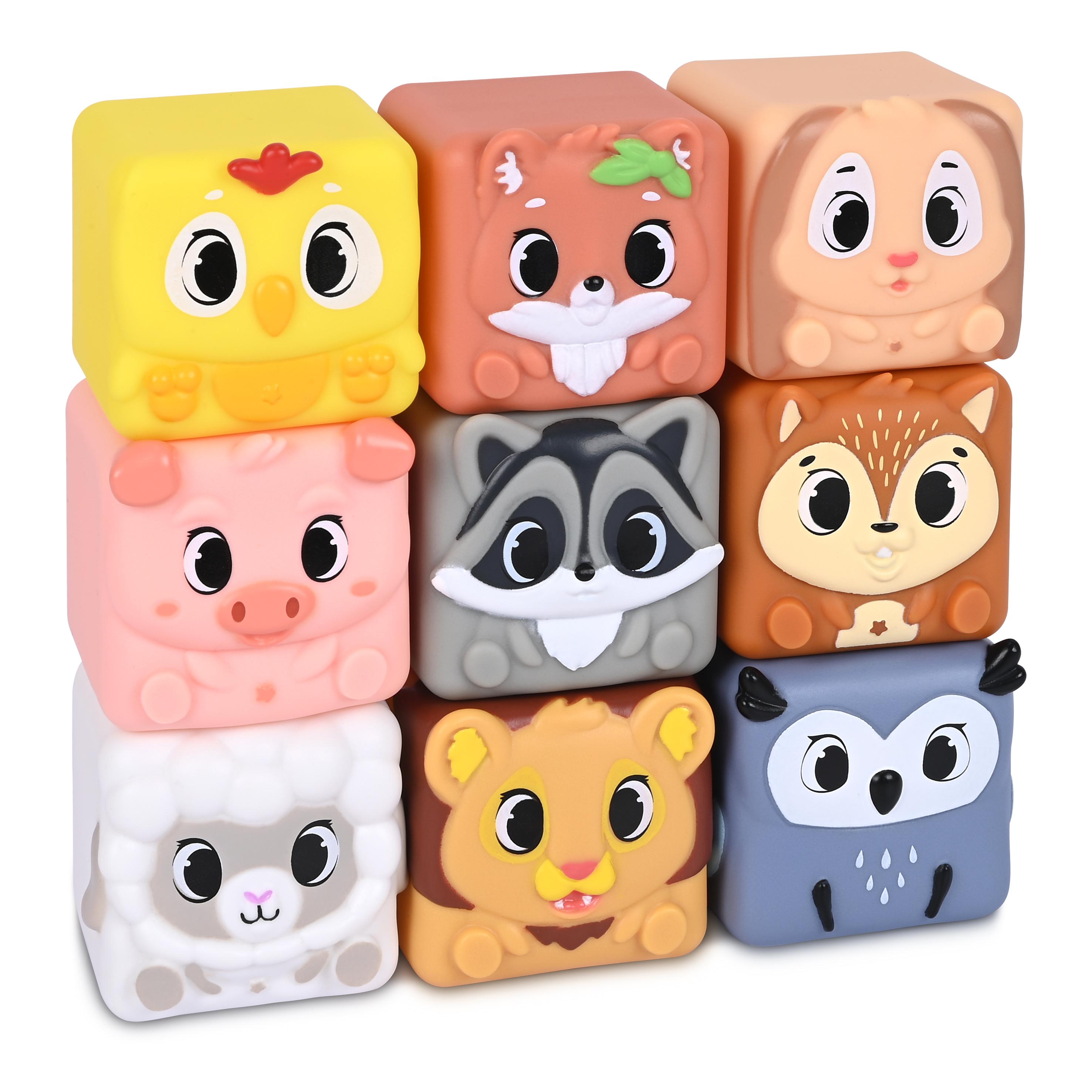Voir la diapositive 3 : ONE TWO FUN Cubes Souples Animaux
